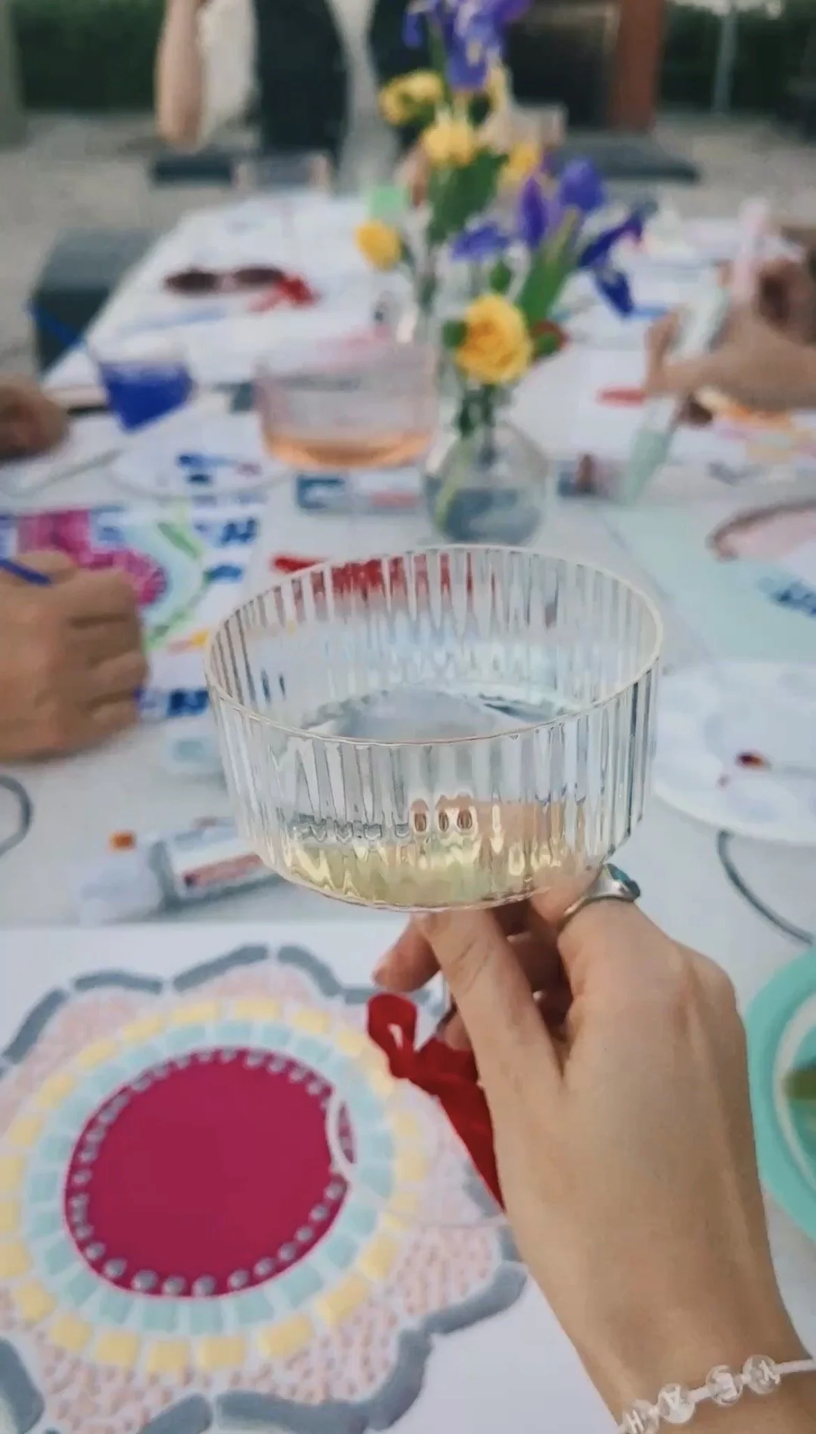 An Evening of Color &amp; Connection: Inside Our Girl Dinner Paint &amp; Sip