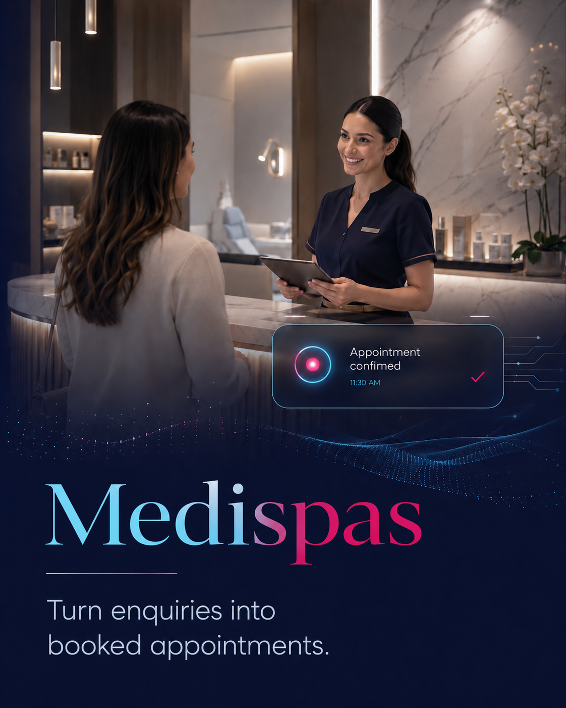 Medispas - turn enquiries into booked appointments