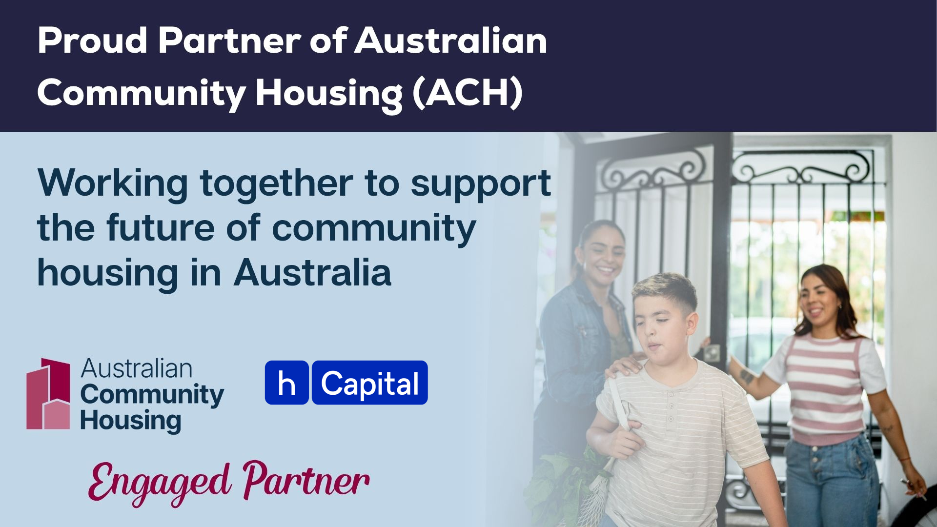 hCapital join the Australian Community Housing (ACH) network