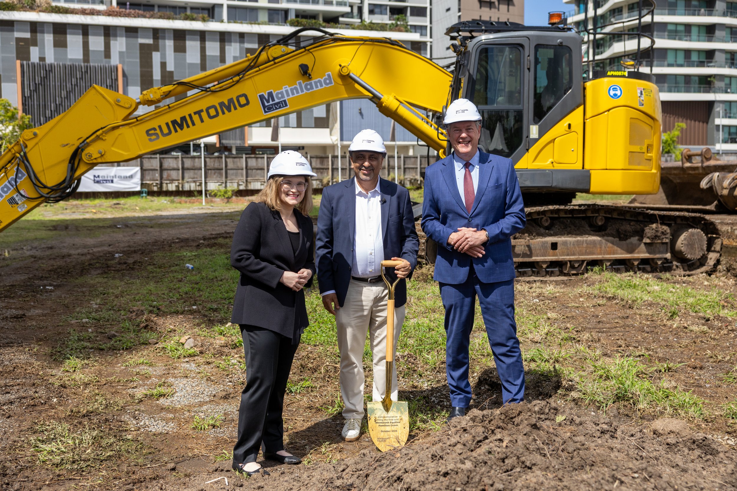 WENTWORTH EQUITIES MOVES FIRST IN HAMILTON – TURNS THE SOD ON $1.2B HAMILTON GROVE