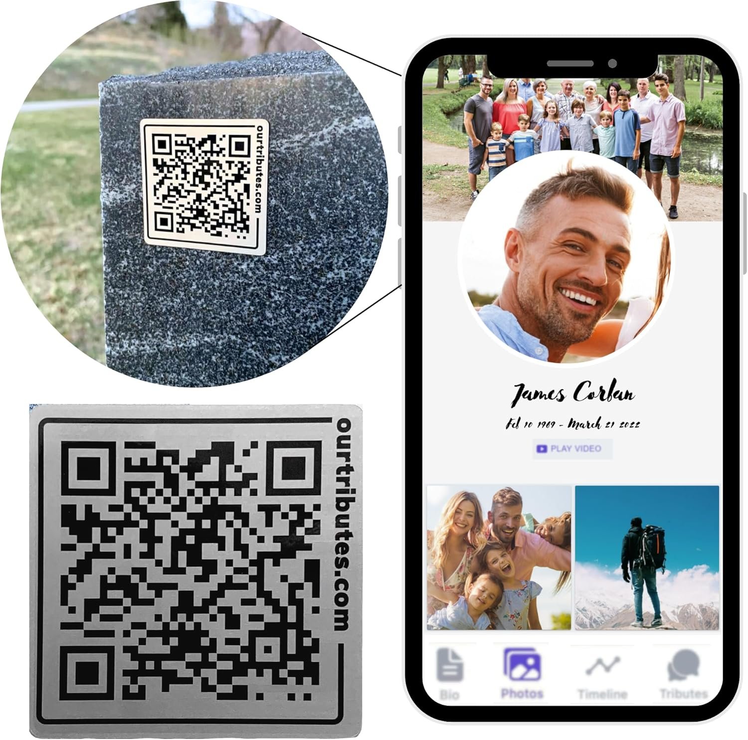 Advanced Tombstone QR Code Pictures