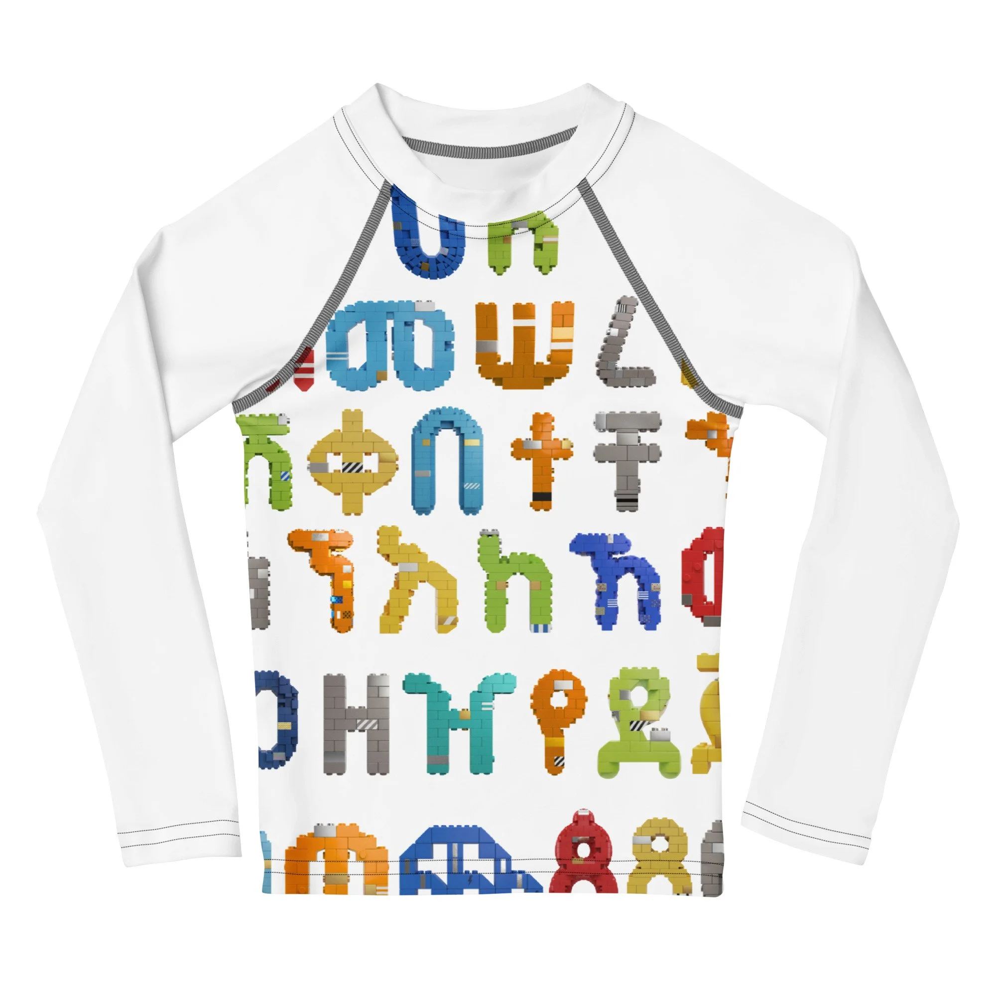 Fidel Blocks Kids Rash Guard