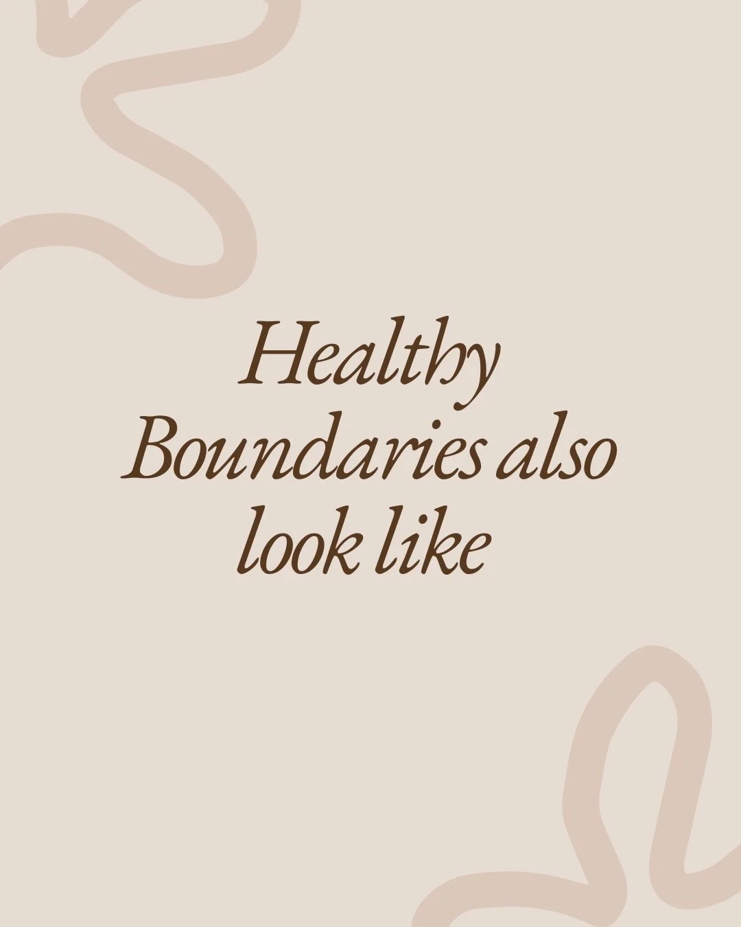 Boundaries aren&rsquo;t just about saying no 

They are also about honouring our needs and creating space for us to take action in ways that feel right 💫