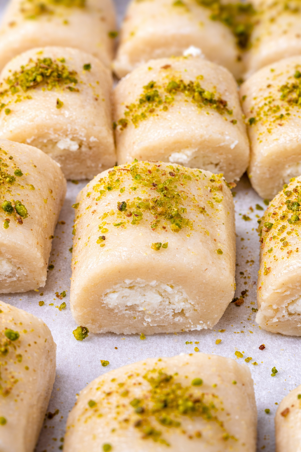 Halawet El Jibn - Aleppo cheese and cream rolls