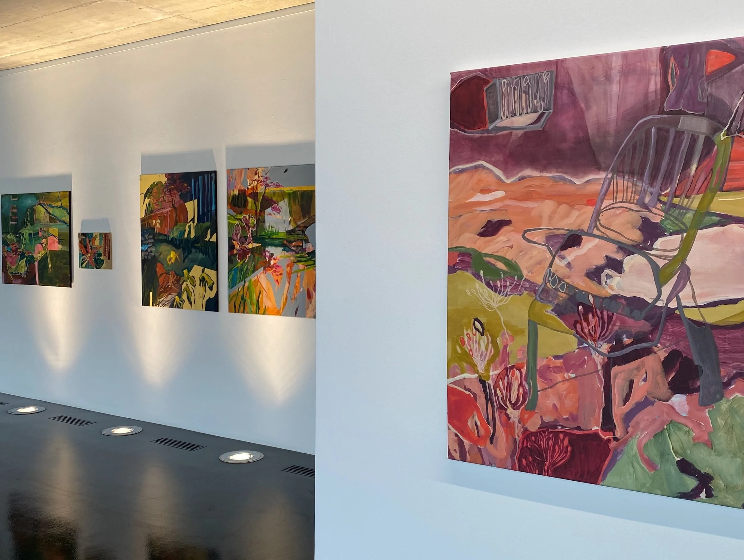 Installation view of "Abundance" (2025) at Gallery Goldbach Center in Küsnacht, Switzerland.