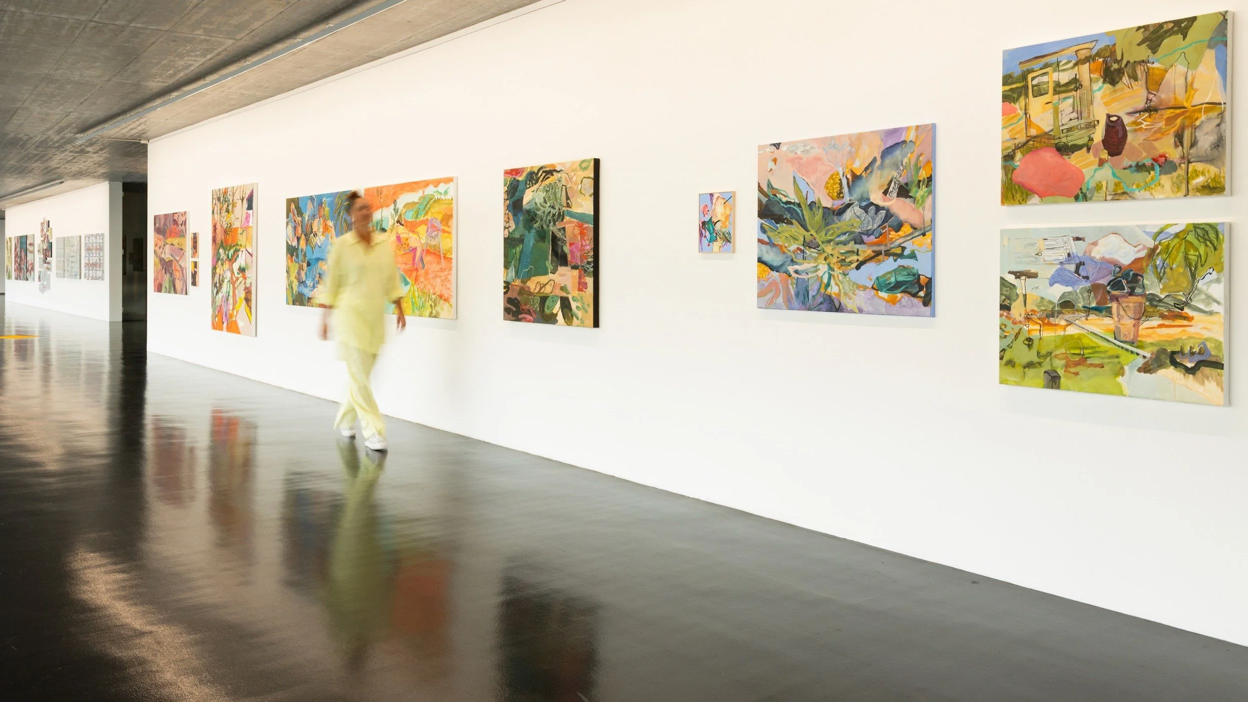 Installation view of "Abundance" (2025) at Gallery Goldbach Center in Küsnacht, Switzerland. Photo: Erna Drion