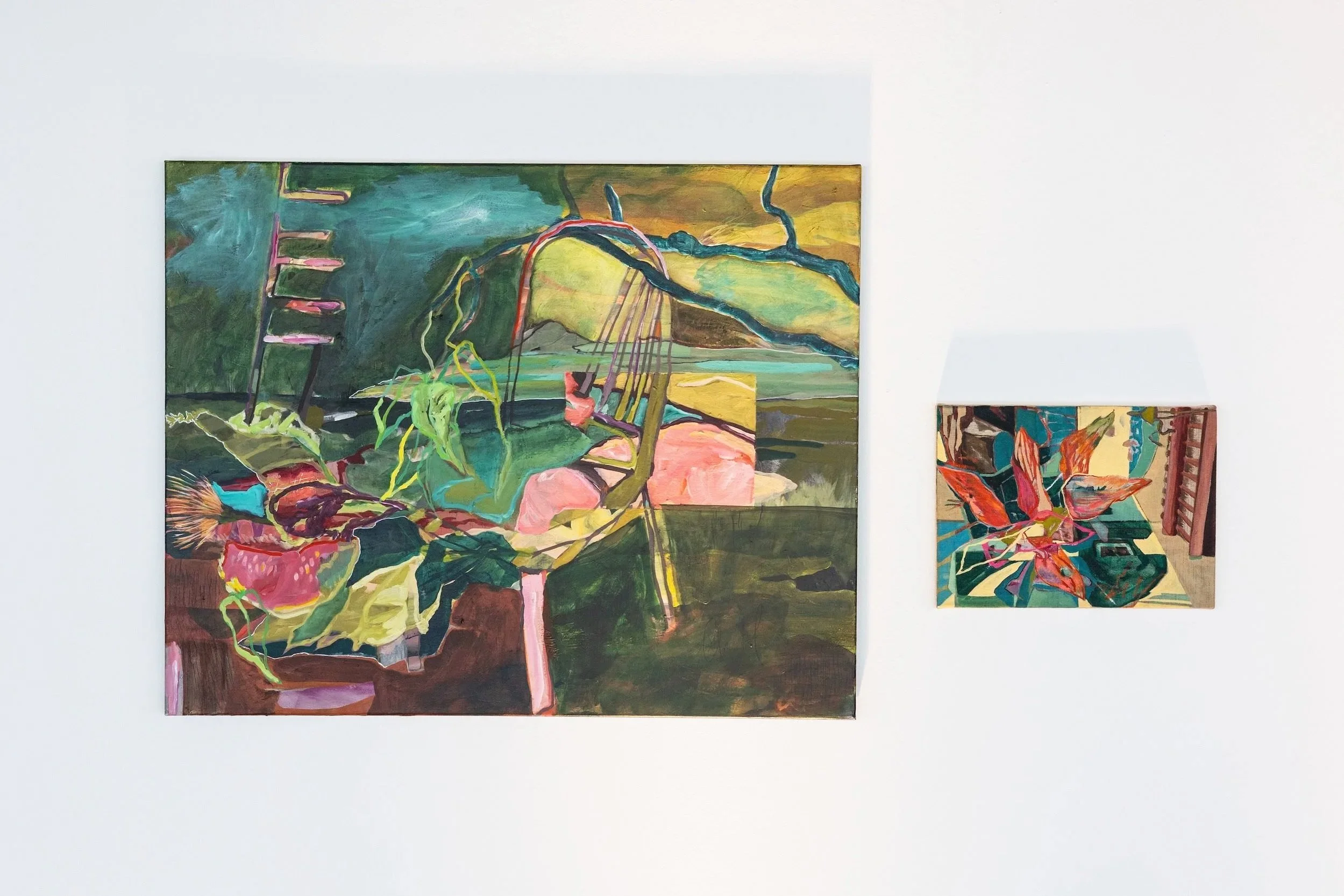 Installation view of "Abundance" (2025) at Gallery Goldbach Center in Küsnacht, Switzerland. Photo: Erna Drion