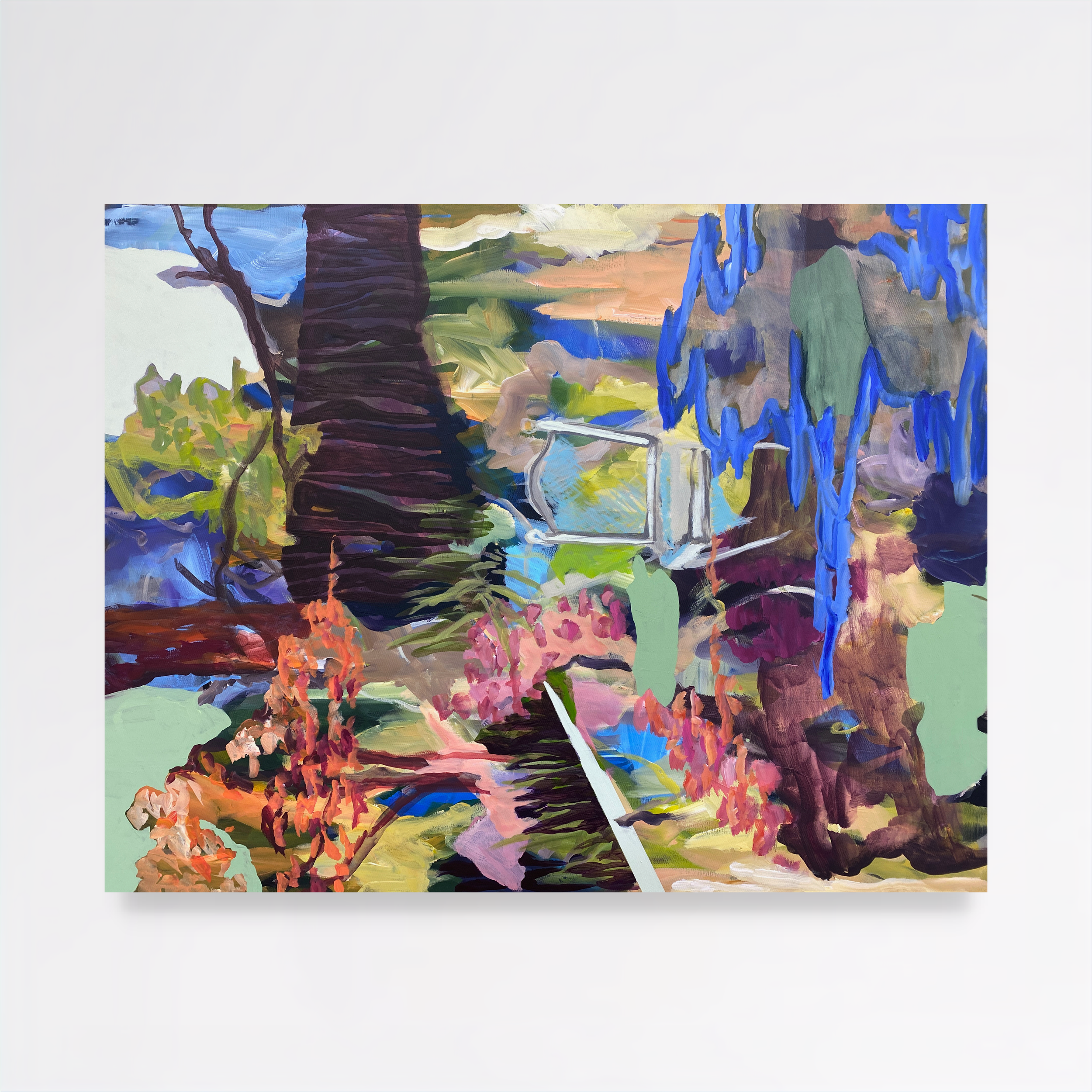 Whisper of Wilderness, 2025, acrylic on canvas - 80x100x2 cm 