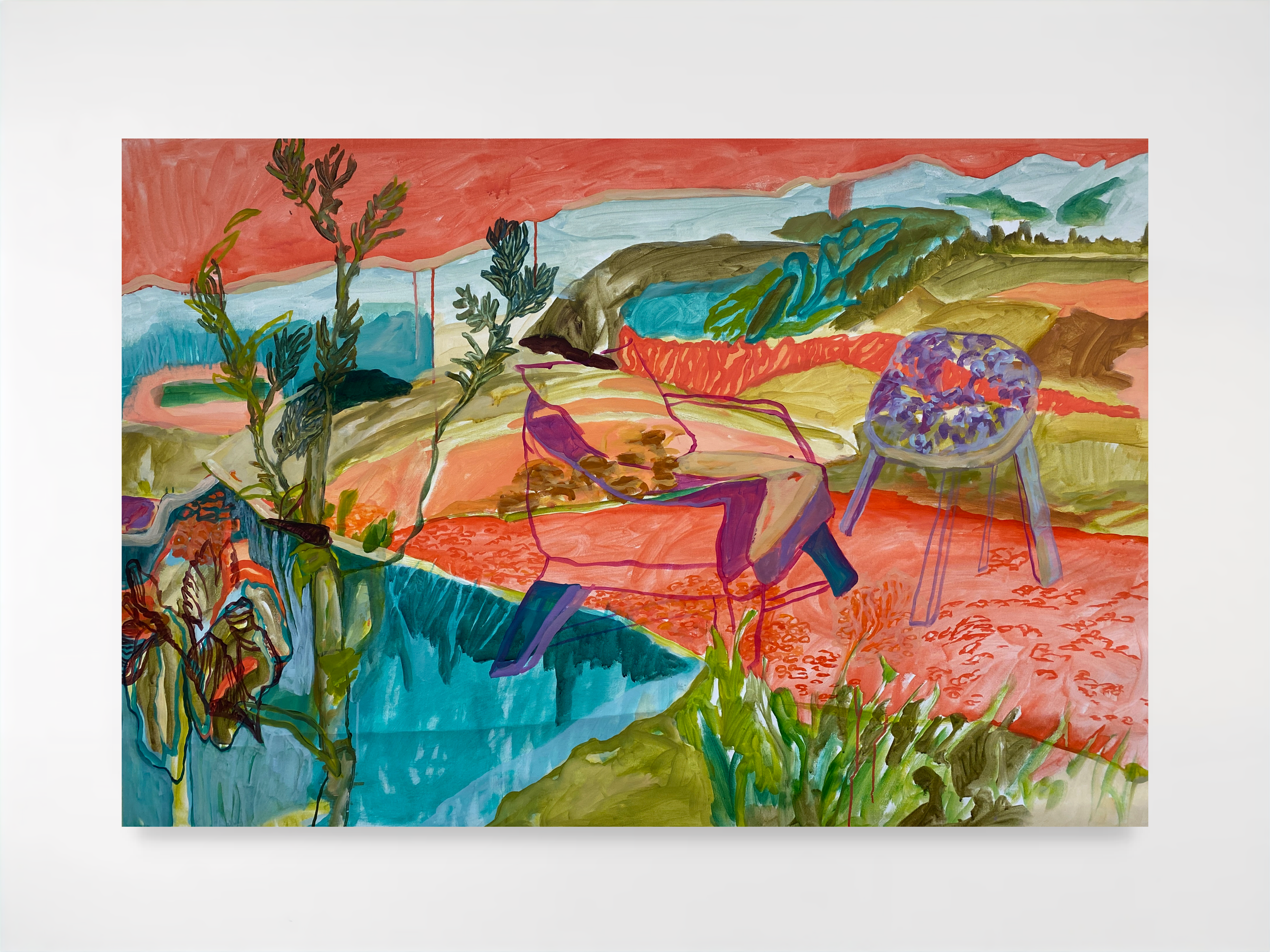 A Breath of Fresh Air, 2025, Acrylic on canvas  — 103x153x3 cm
