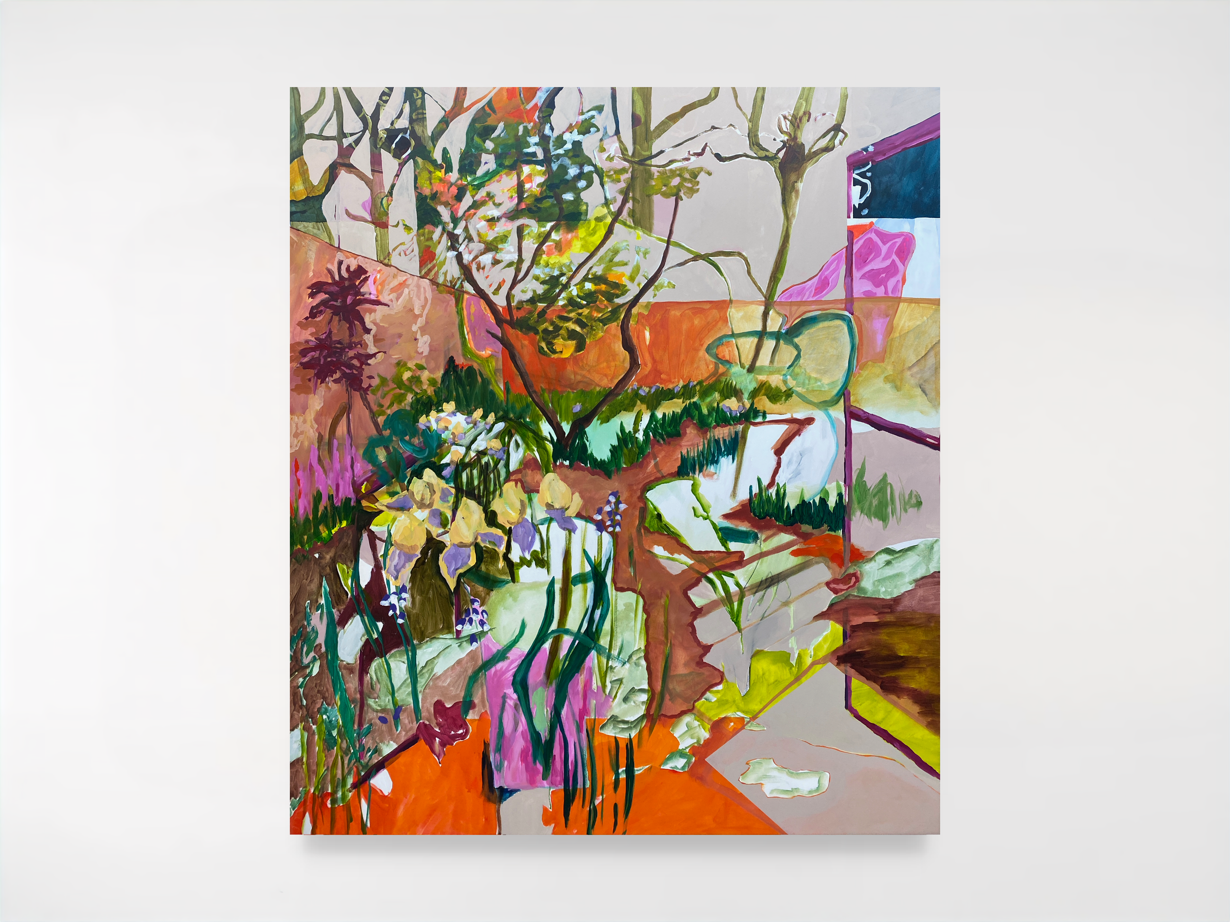 Where Dreams come true, 2025, acrylic on canvas - 161x142x4.5 cm 
