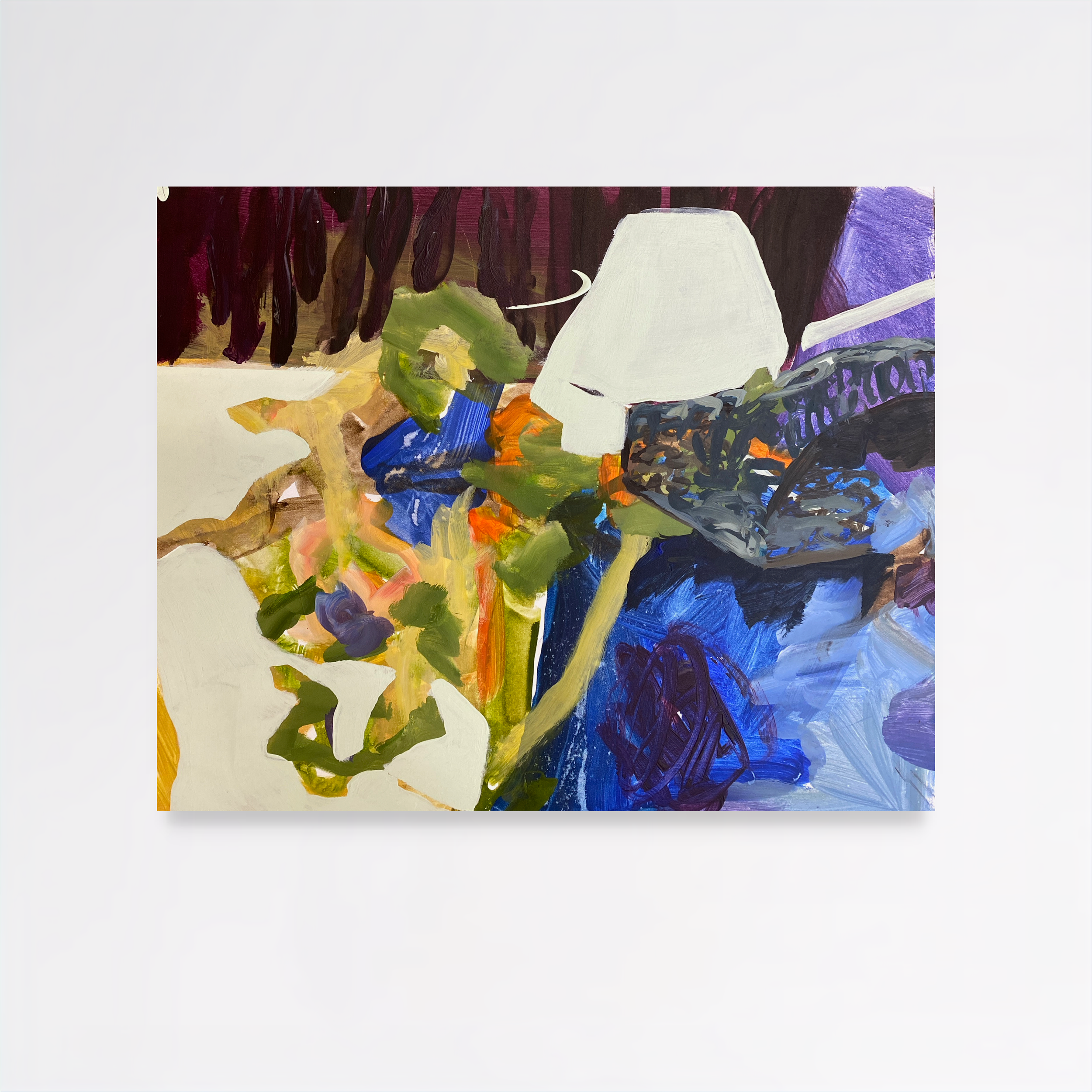 Abundance Mini I, 2025, Acrylic on wood panel  — 24x30x0.3 cm