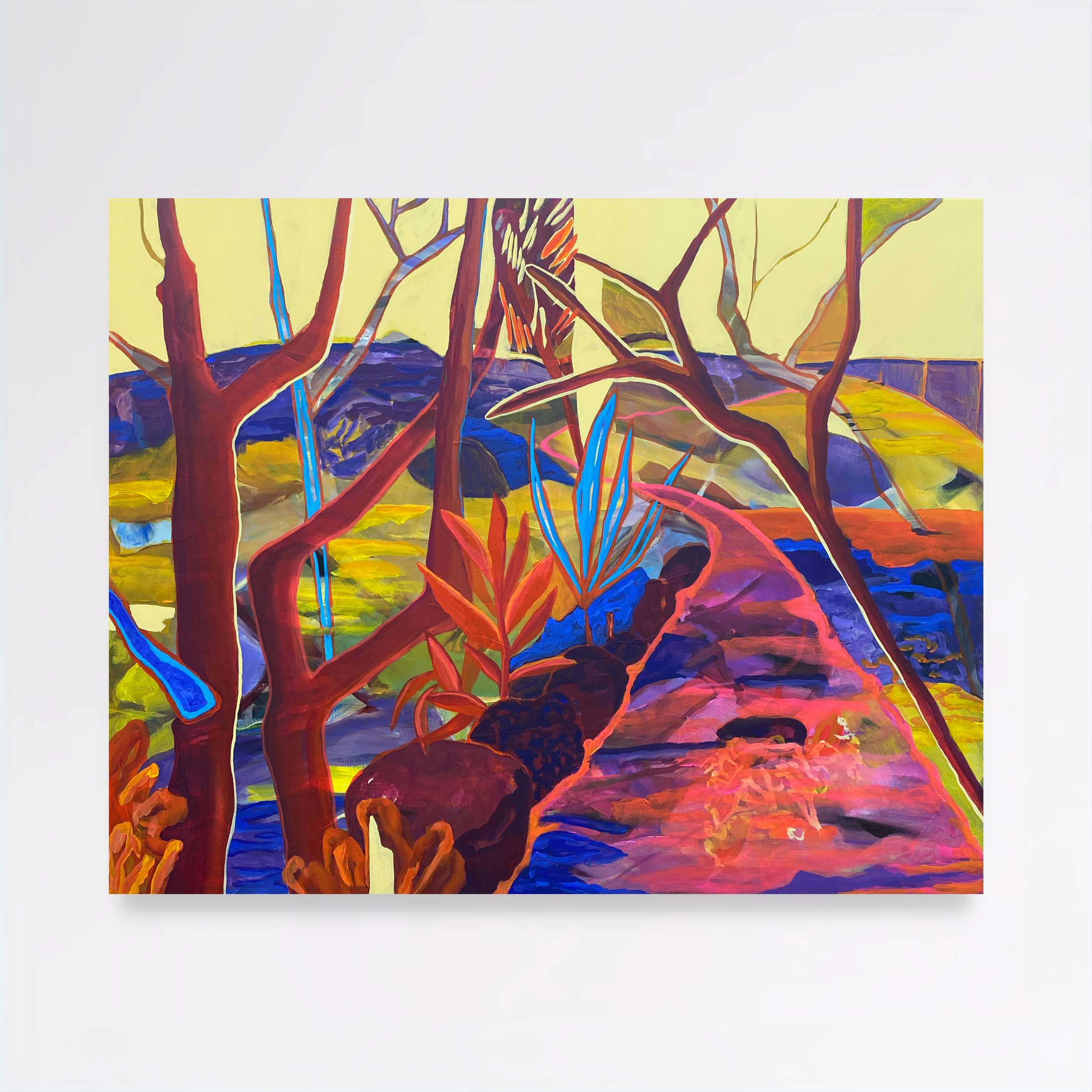 Reveries, 2025, Acrylic on canvas - 80x100x2cm