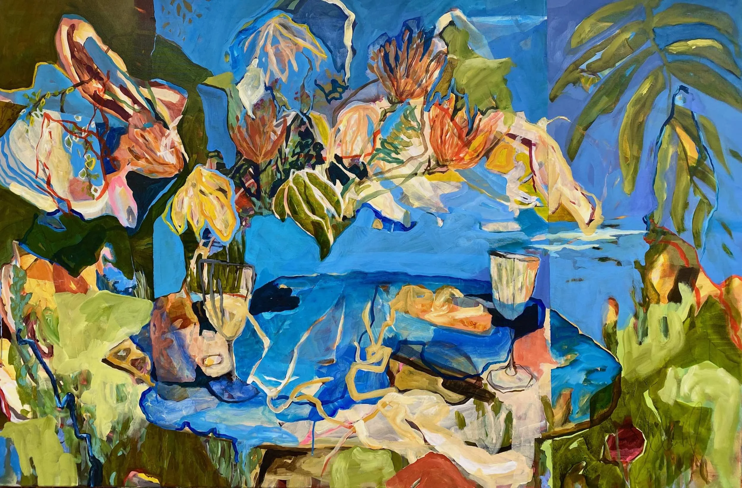 Cape Memories, 2025, Acrylic on canvas  — 103x155x3 cm
