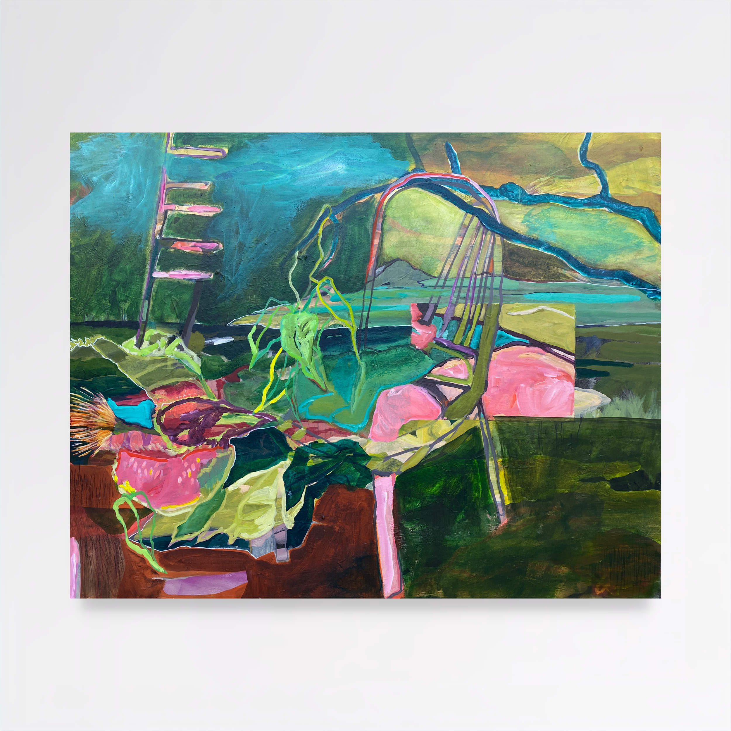 The Journey, 2025, acrylic on canvas - 80x100x2 cm 