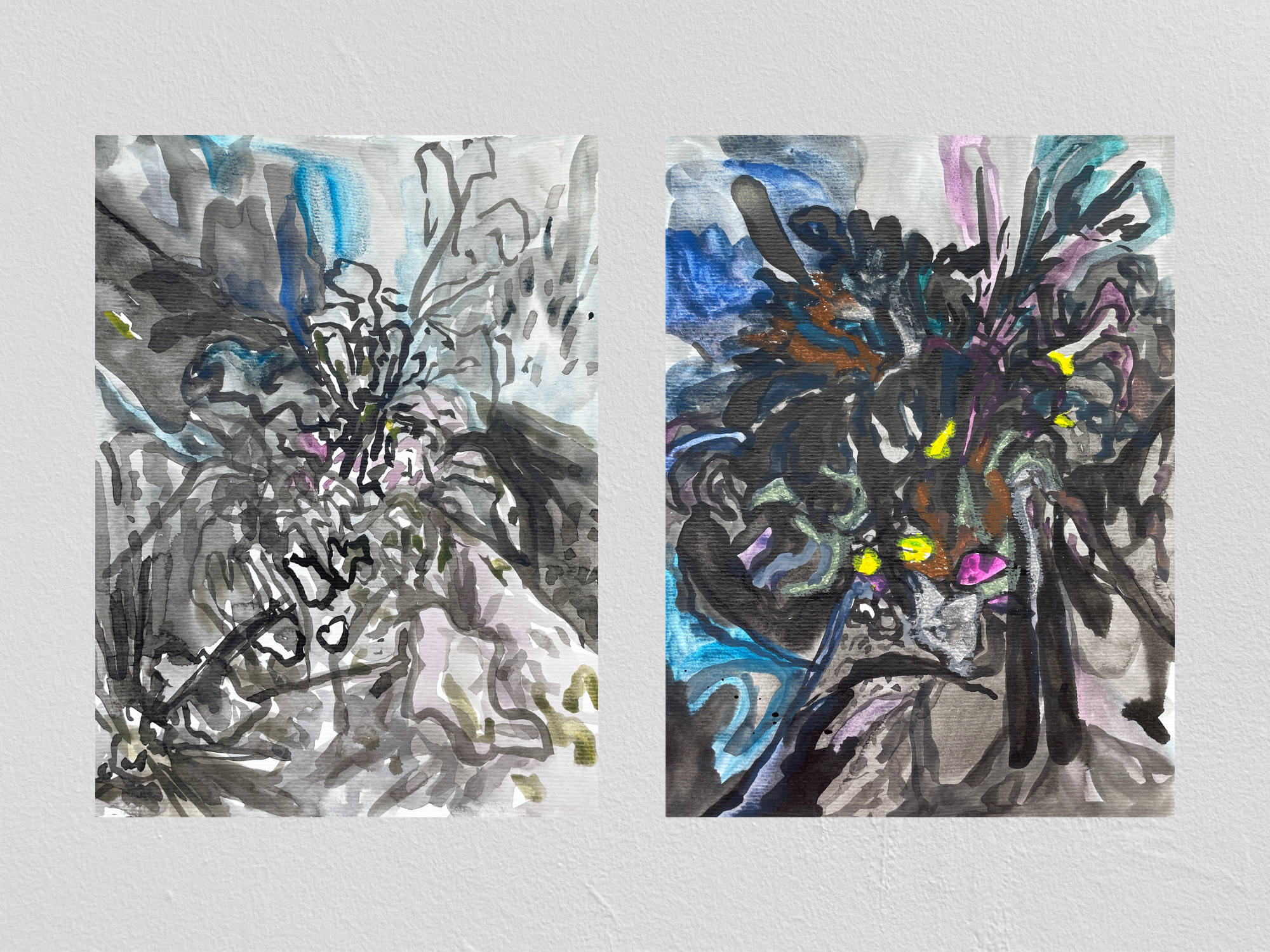 Form of Light, watercolor on paper, 21×28cm, 2022