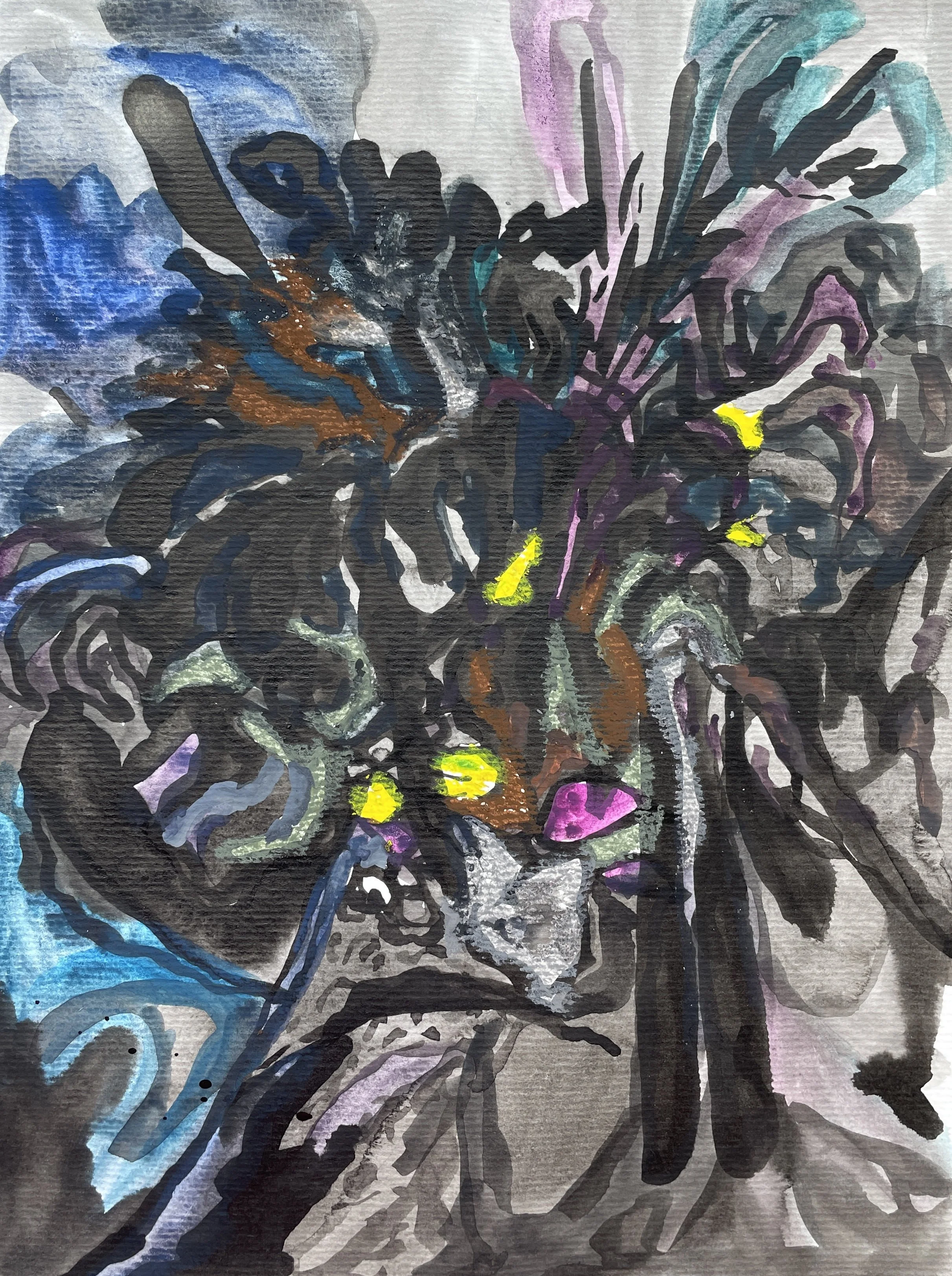 Form of Light, watercolor on paper, 21×28cm, 2022