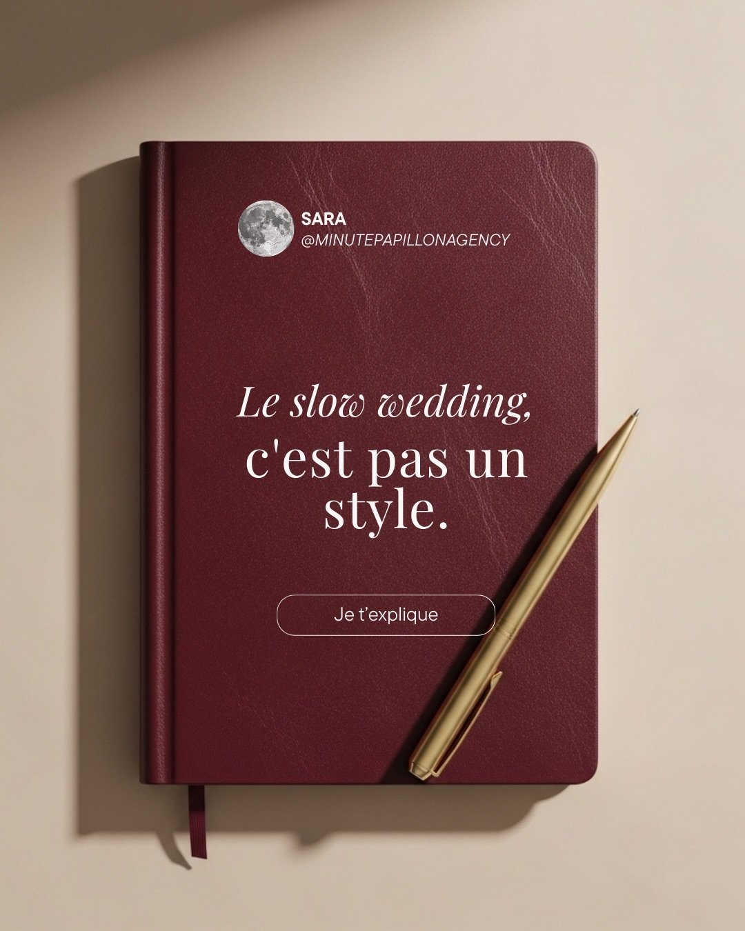 On va se le dire, le slow wedding c&rsquo;est pas un mariage au ralenti o&ugrave; tout le monde chuchote en lin beige. 😅

C&rsquo;est un mariage choisi. Un mariage o&ugrave; tu profites, o&ugrave; tu respires, o&ugrave; tu vis une vraie exp&eacute;r