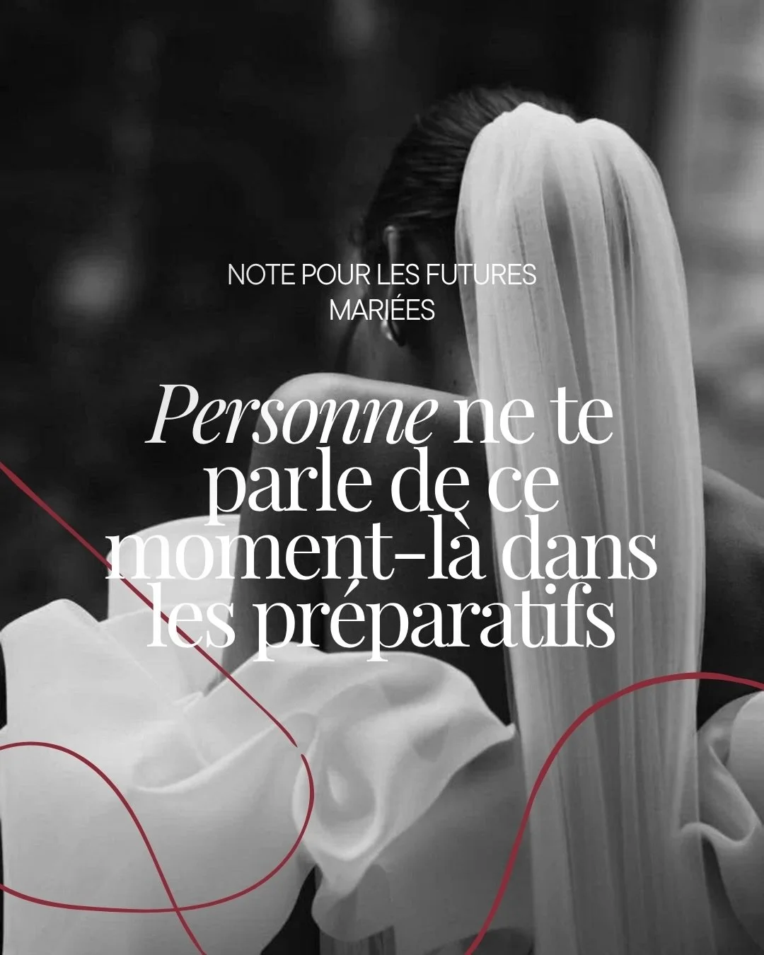 &ldquo;j&rsquo;ai l&rsquo;impression de porter ce mariage toute seule&rdquo;

&ccedil;a n&rsquo;arrive pas d&rsquo;un coup
&ccedil;a s&rsquo;installe

un message un devis une d&eacute;cision

et puis tu penses &agrave; tout
tout le temps

et sans t&r