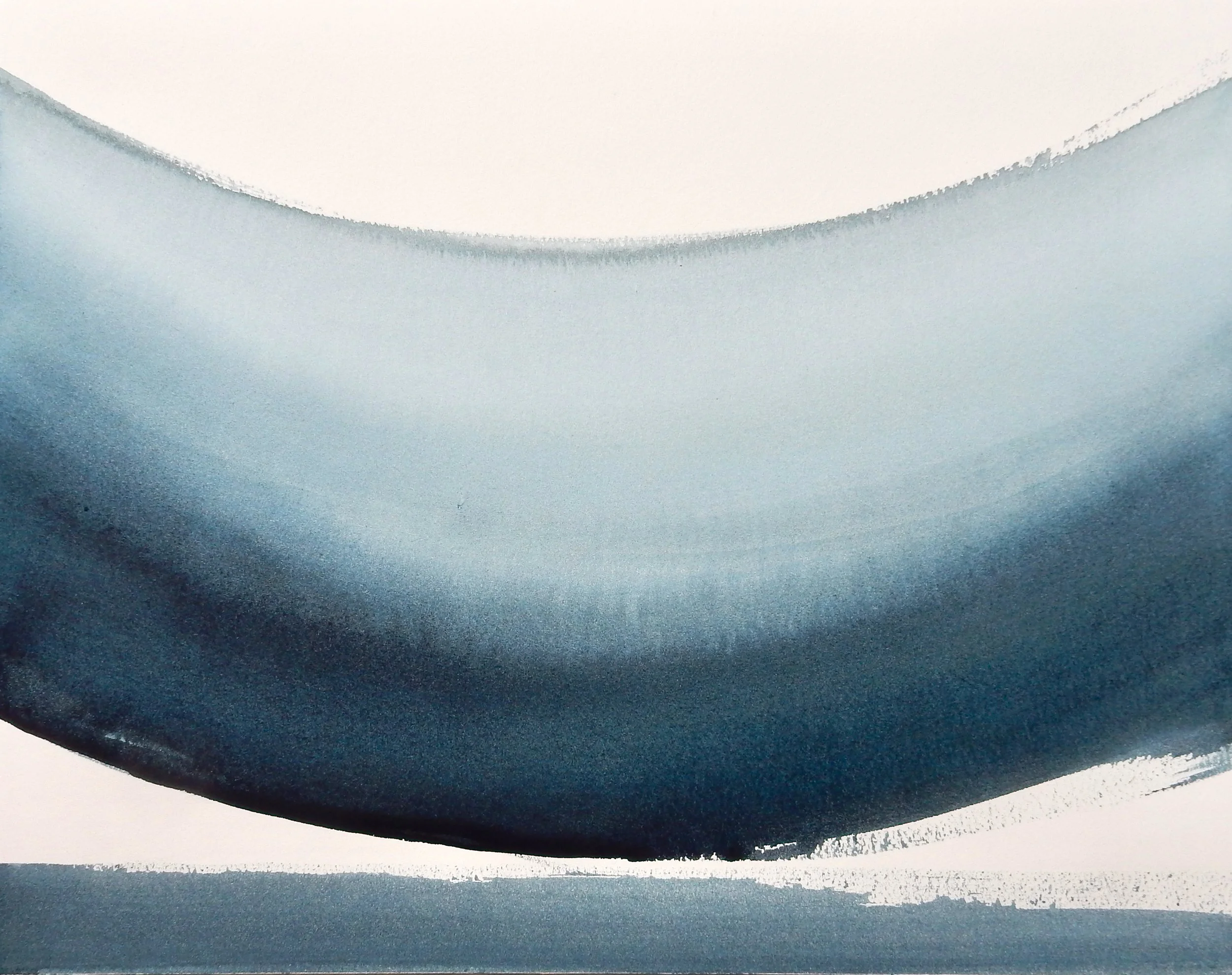 Inner Sound Drift 19 - watercolour 35 x 43 cm £1500