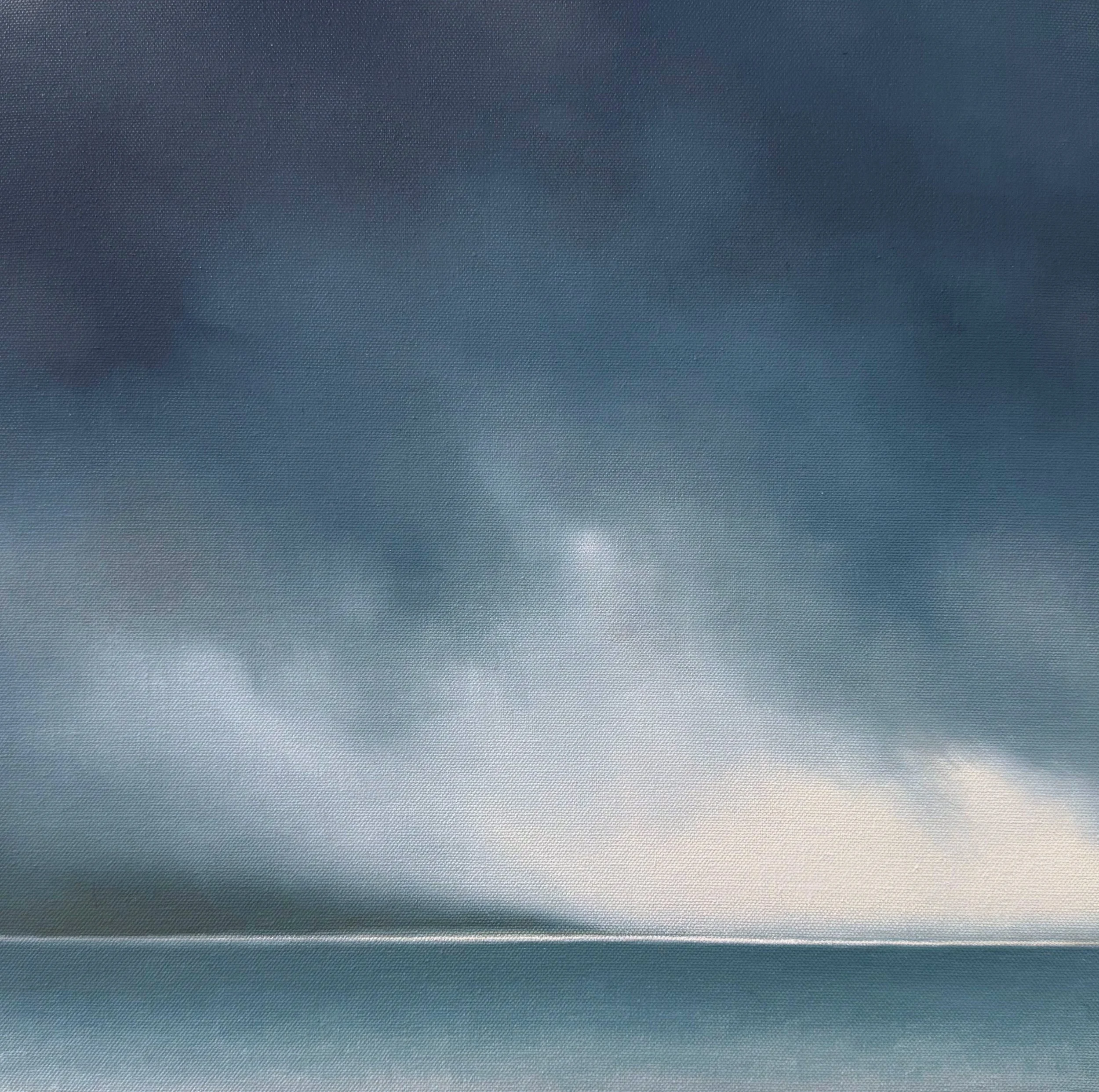 Chasing the Light - oil on canvas 40 x 40 cm £1200
