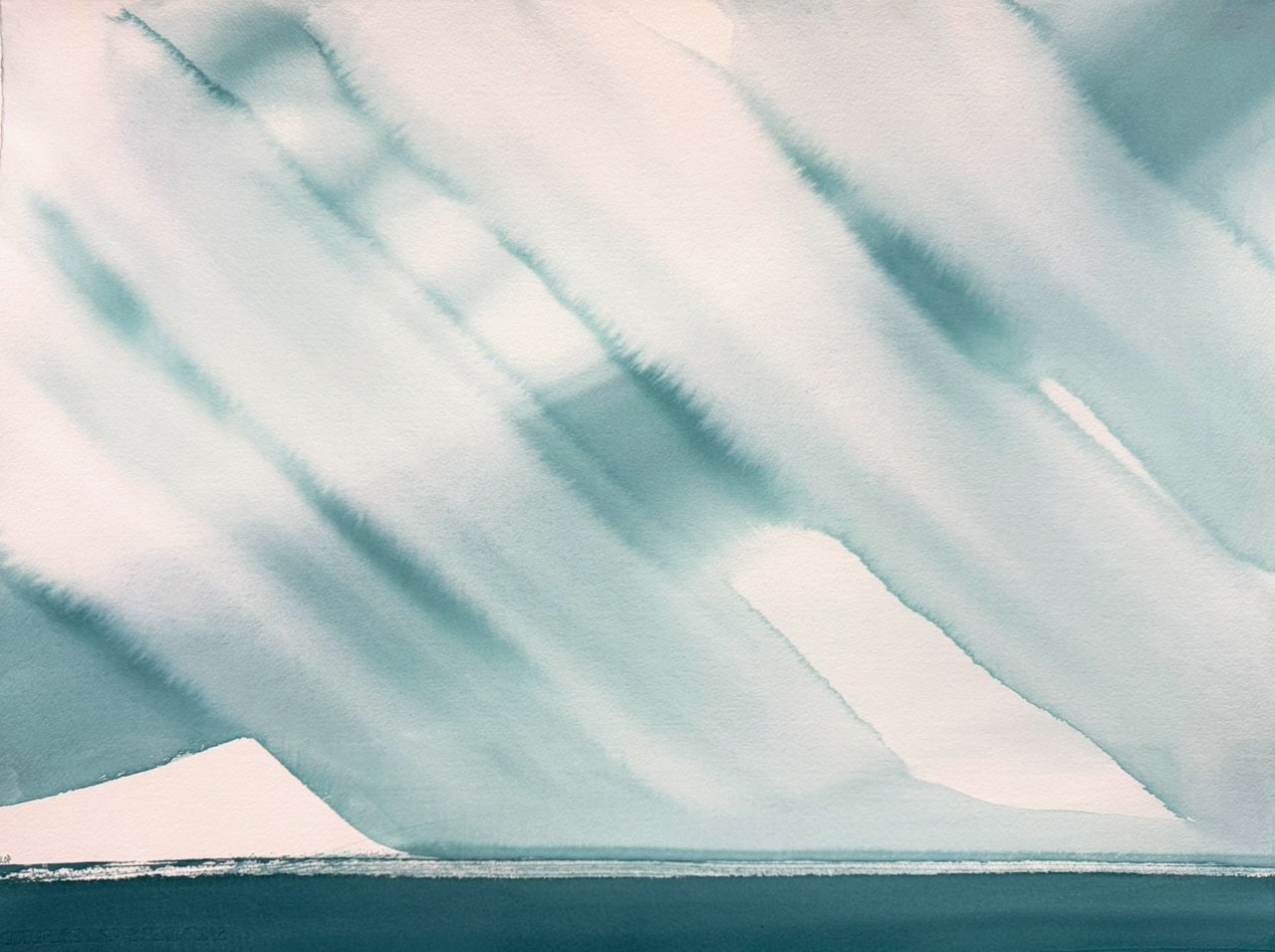 Minch Song 2 - watercolour 56 x 76 cm £2100