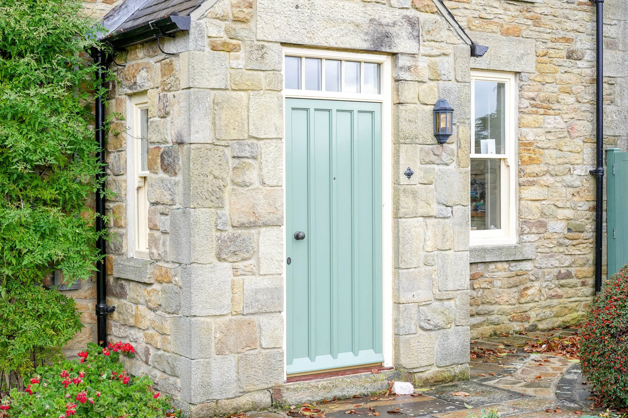  Green Farmhouse Door - Slaley  