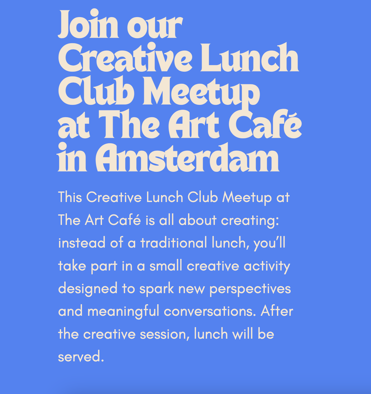 Creative Lunch Club
