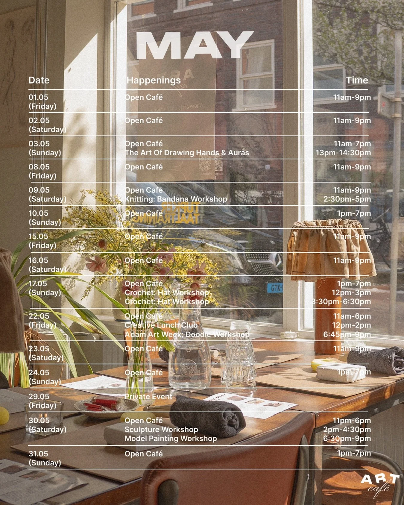 May agenda 💛 book via link in bio!