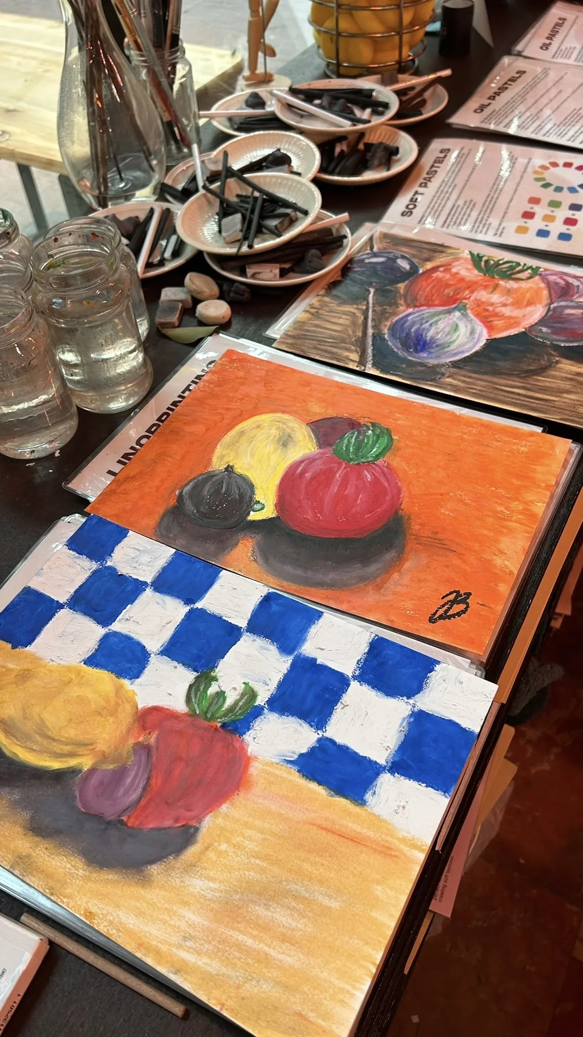 Oil Pastel - Autumn Still Life Workshop