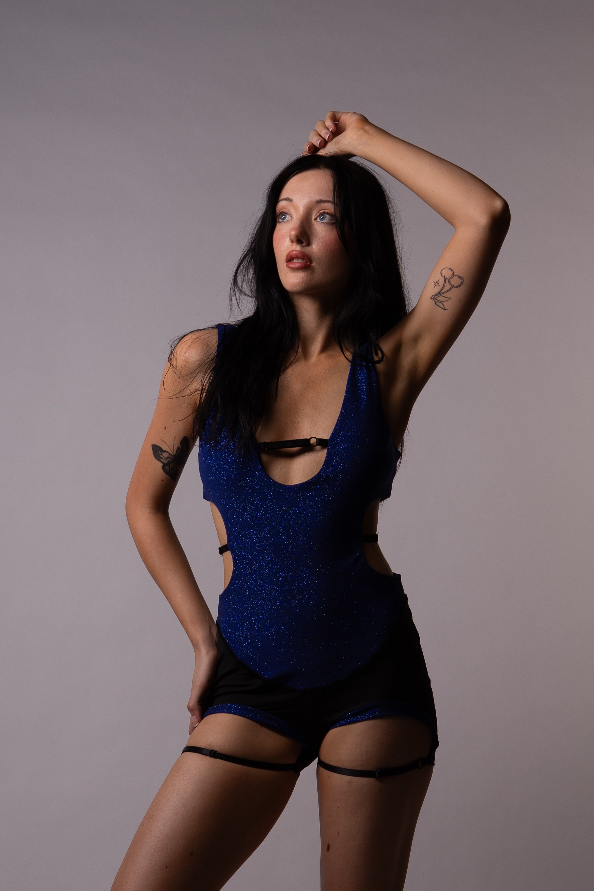 AURORA BODYSUIT - MIDNIGHT BLUE