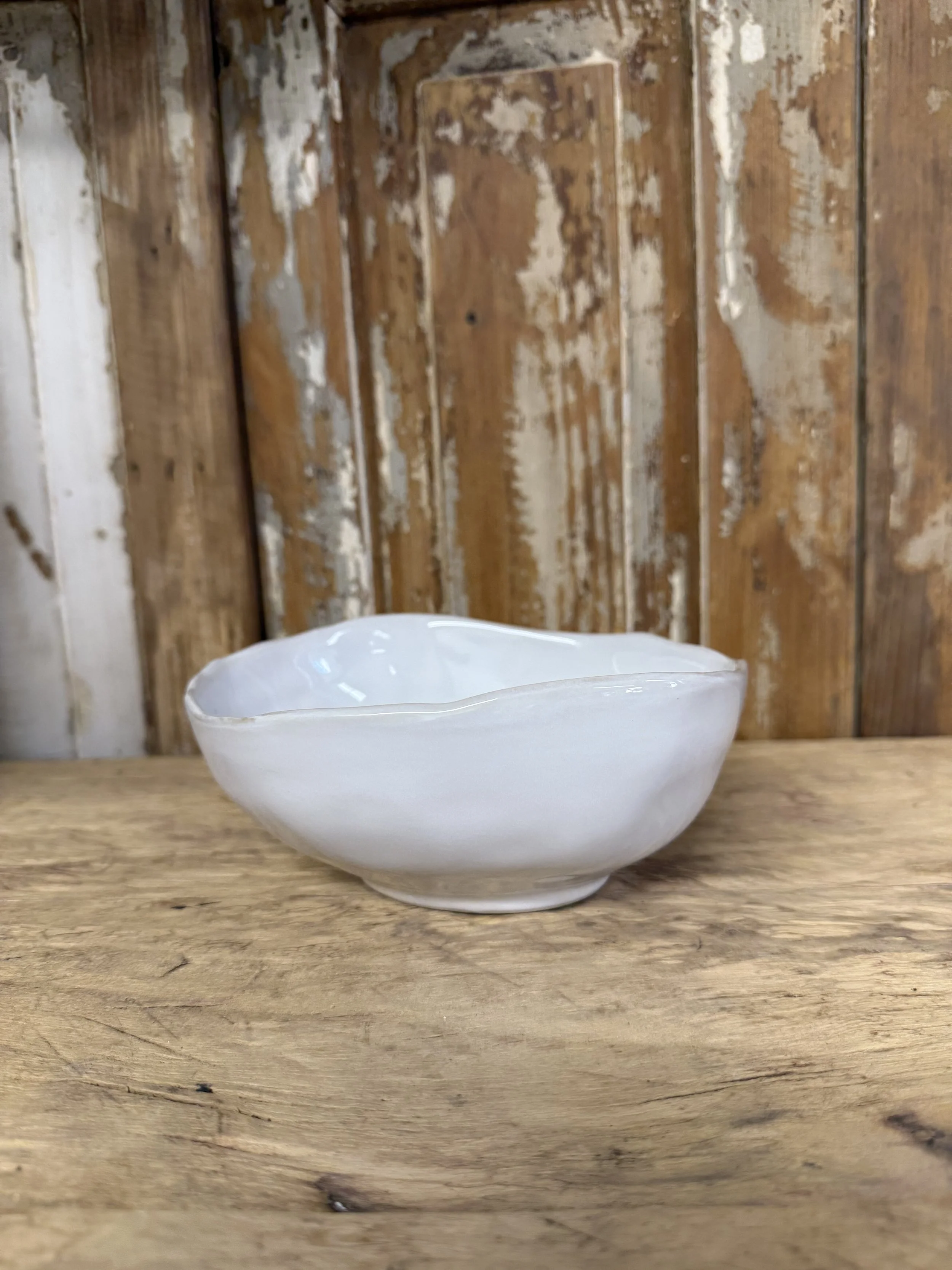 Handmade Rustic Ceramic Serving Bowl