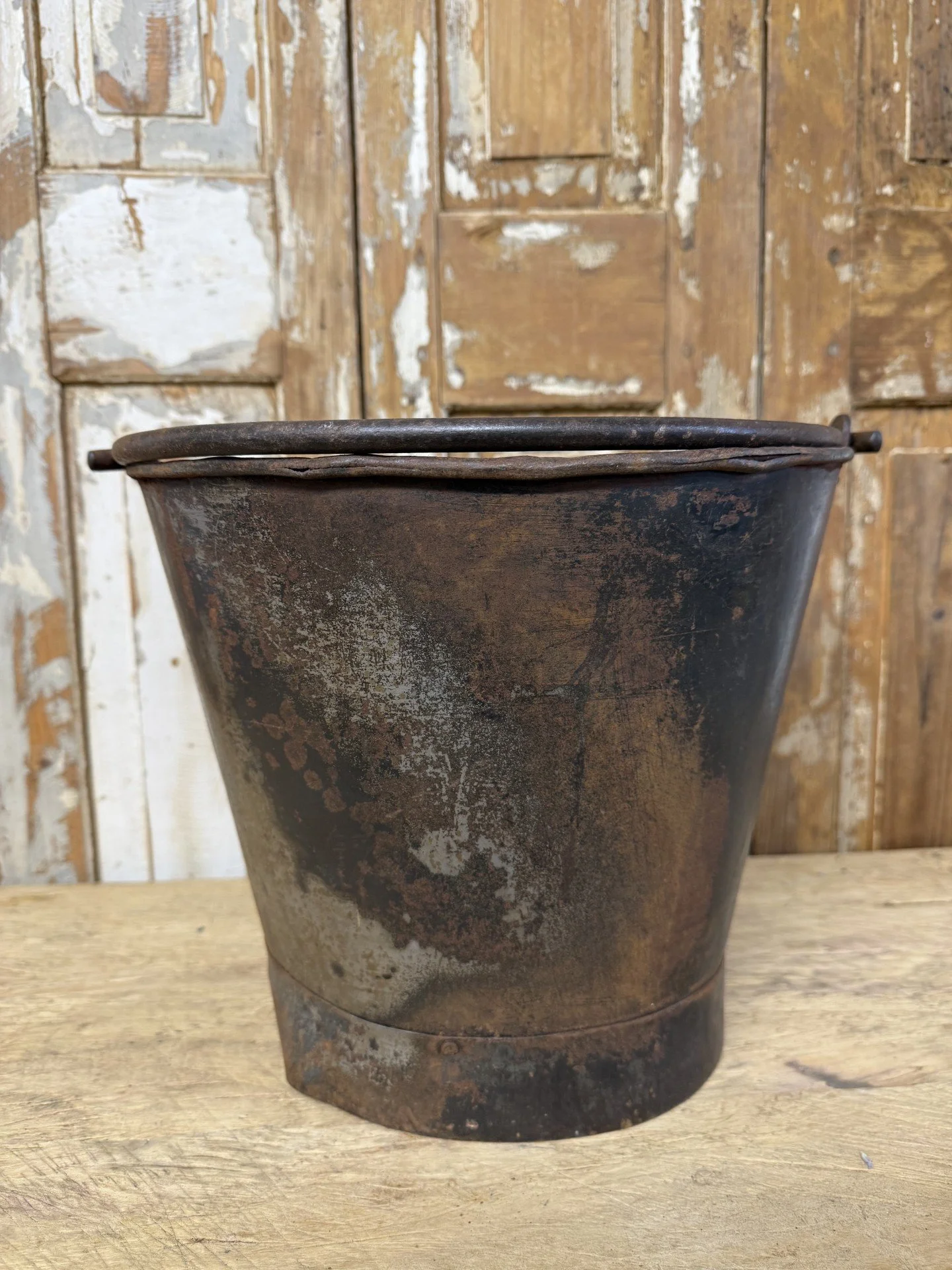 Rustic Iron Planter