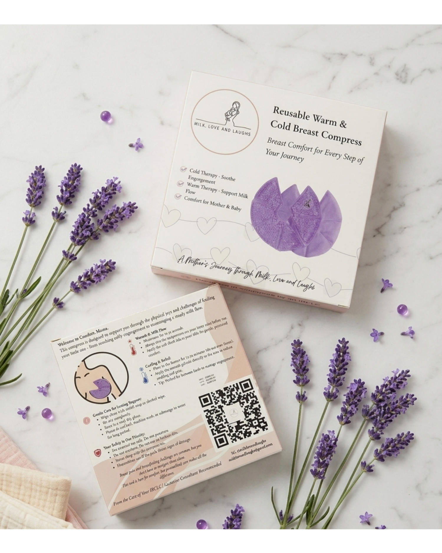 Dual-Relief Warm and Cold Breast Compress