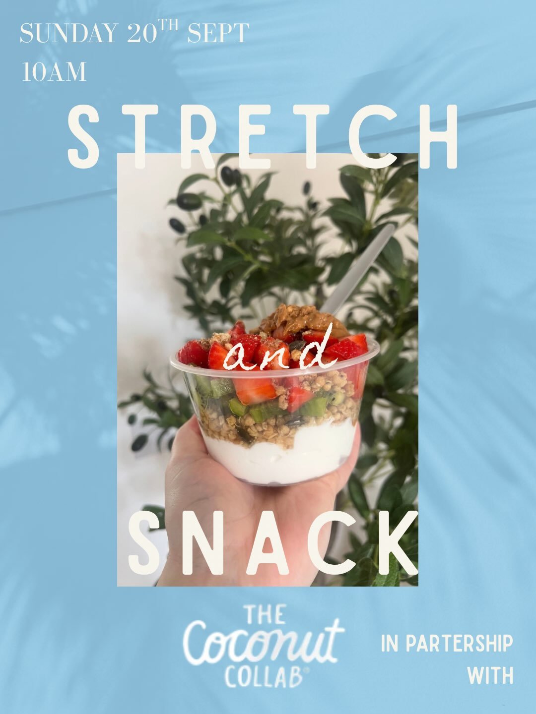 Move and nourish! Join us for a 50 minute vinyasa yoga class by our gorgeous @rosannayoga_  followed by a complimentary build your own yogurt bowls station in collaboration with @coconutcollab 

Members you can use your class credits for this just bo