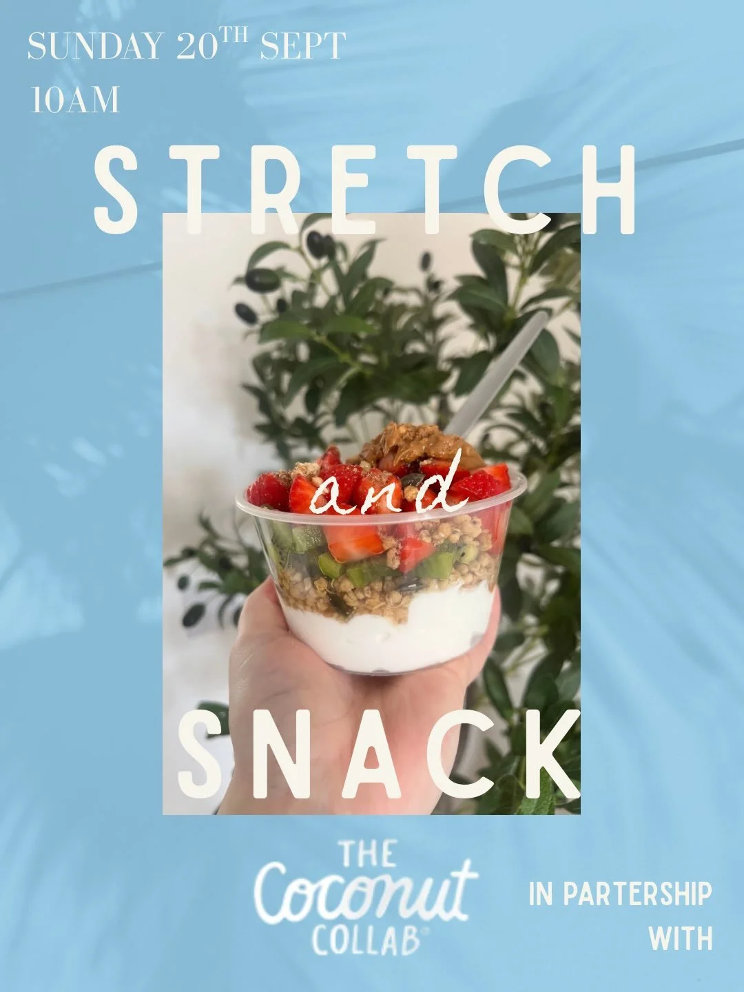 Move and nourish! Join us for a 50 minute vinyasa yoga class by our gorgeous @rosannayoga_  followed by a complimentary build your own yogurt bowls station in collaboration with @coconutcollab 

Members you can use your class credits for this just bo