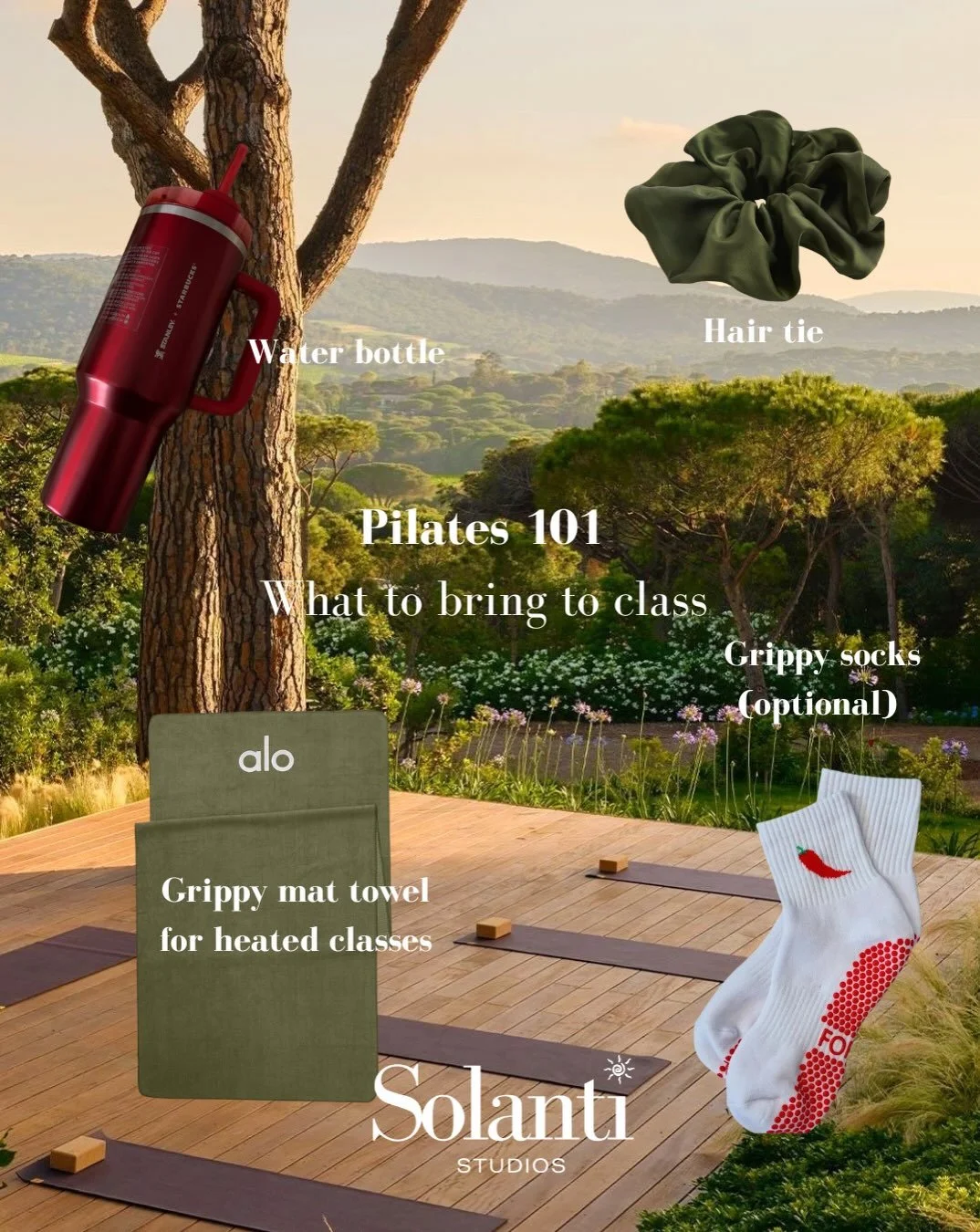 What to bring to class ⬇️

We allow grippy socks or bare foot in class. All shoes are to be left in the shoe racks at the front of the studio. 

If you&rsquo;re attending a heated class you&rsquo;ll need to bring your own grippy mat towel. If you nee