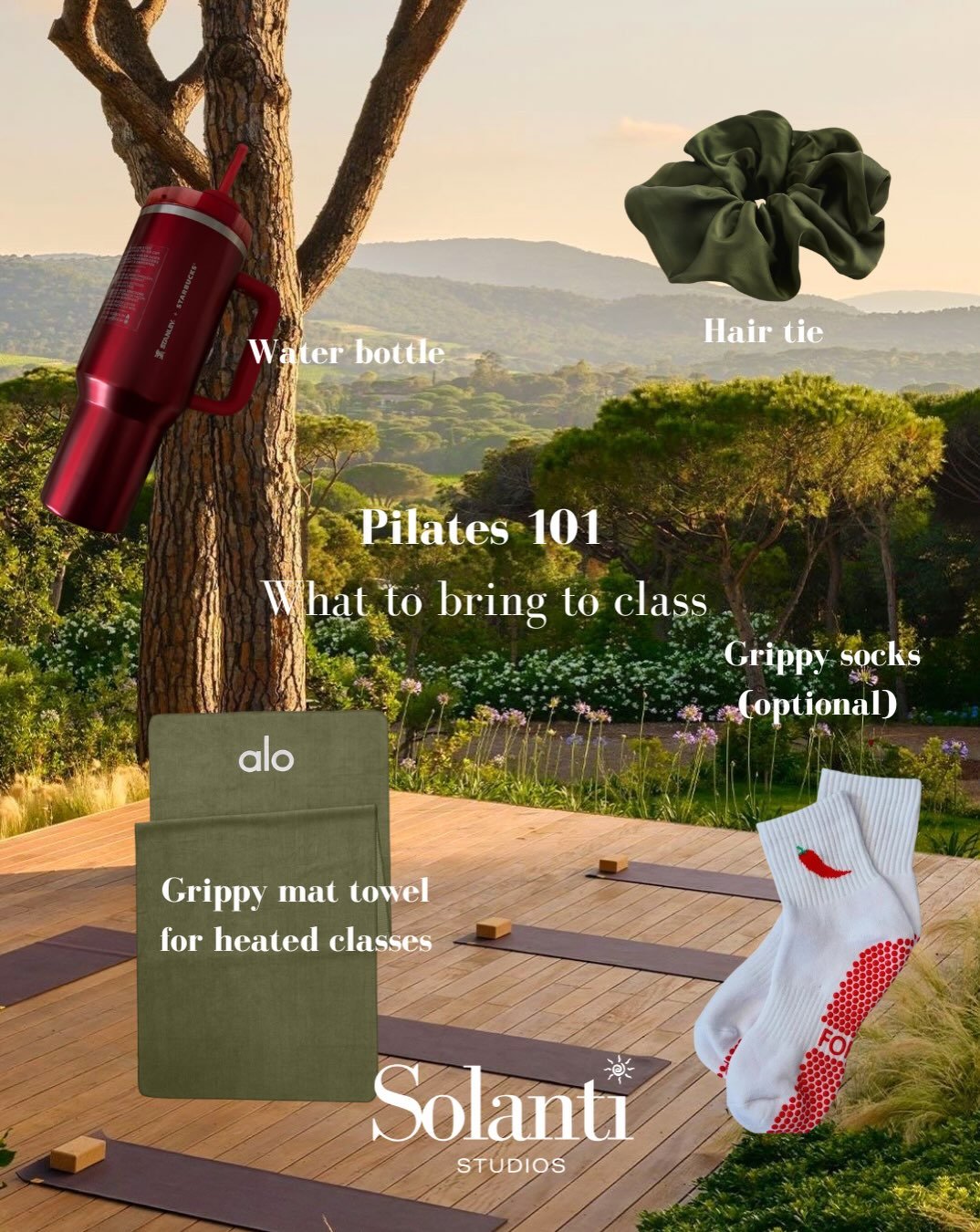 What to bring to class ⬇️

We allow grippy socks or bare foot in class. All shoes are to be left in the shoe racks at the front of the studio. 

If you&rsquo;re attending a heated class you&rsquo;ll need to bring your own grippy mat towel. If you nee
