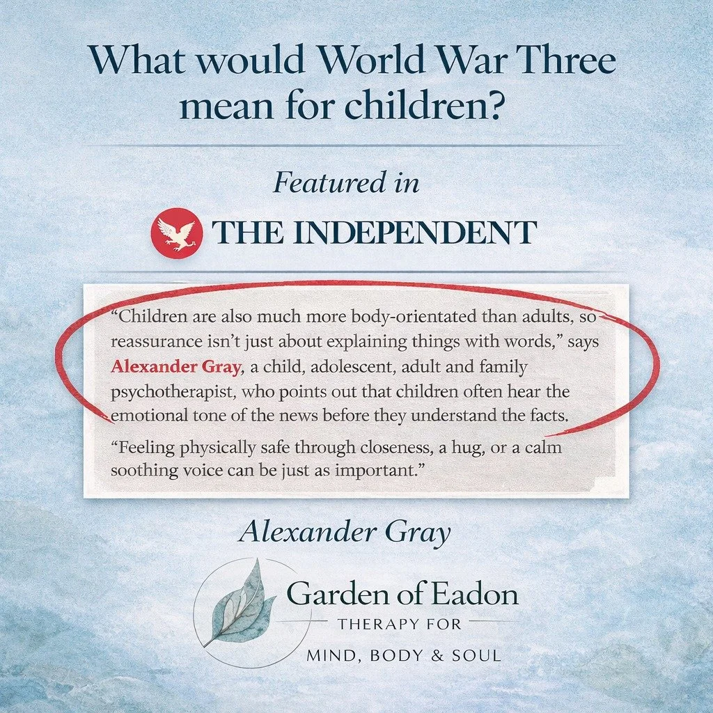 Honoured to be quoted in The Independent. Thank you @charcripps1 

When the world feels uncertain, children don&rsquo;t always have the words for what they&rsquo;re experiencing &mdash; but they show us through their bodies, their behaviour, and thei