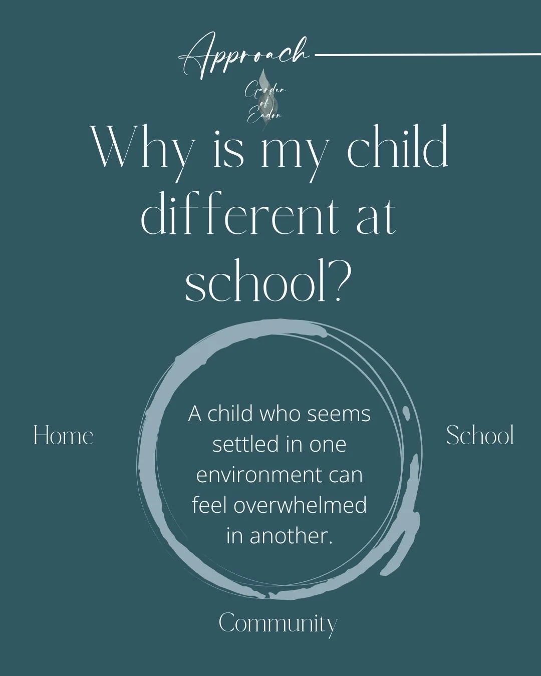 Children don&rsquo;t always struggle in the same way everywhere.

What shows up at home might look different at school.

What&rsquo;s visible in the classroom might not appear anywhere else.

A child who seems settled in one environment can feel over