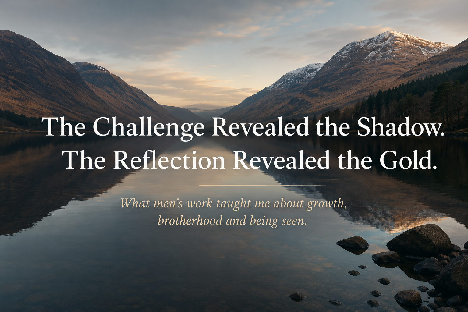 The Challenge Revealed the Shadow. The Reflection Revealed the Gold.