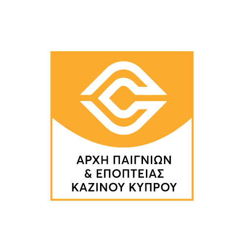 logo of the Cyprus Gaming and Betting Authority with text in Greek.