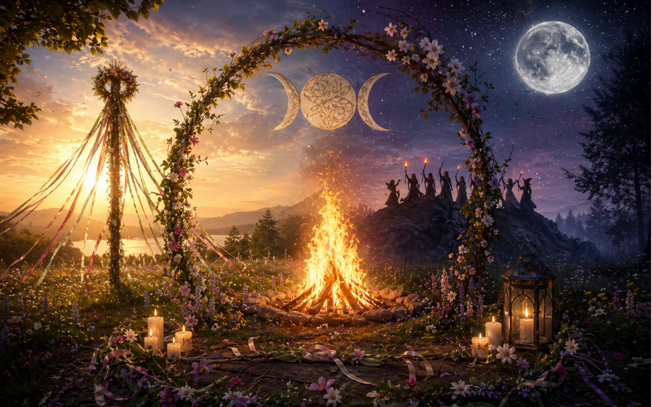 Beltane – Das Jahreskreisfest für Lebensfreude - Sinnlichkeit und schöpferische Kraft