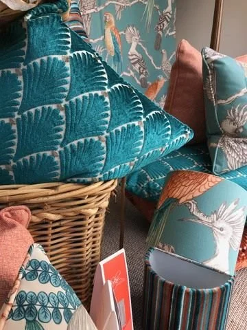Throwing it back to 2019 with the stunning ILIV Maldives collection in Lagoon ✨

Bold textures, tropical prints, rich colours&hellip; and still just as gorgeous years later 🤍

Who else loves this vibe? 👀
.
.
.
.
#StrathearnInteriors #ILIV #Maldives