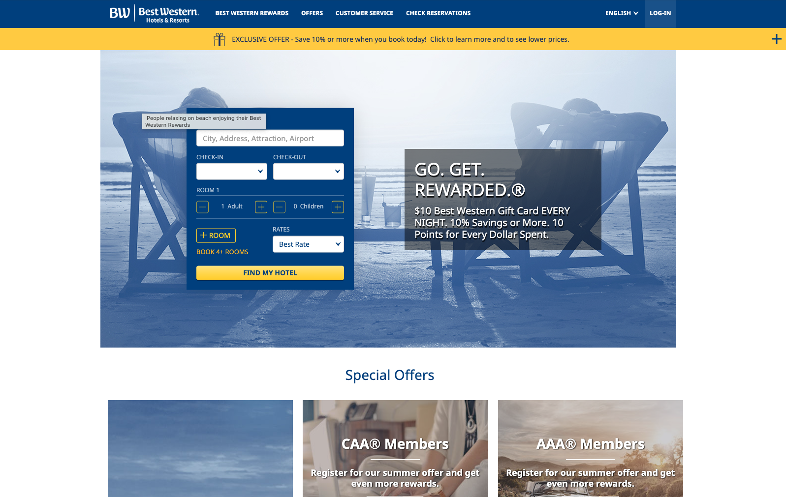 Website: Bestwestern.com