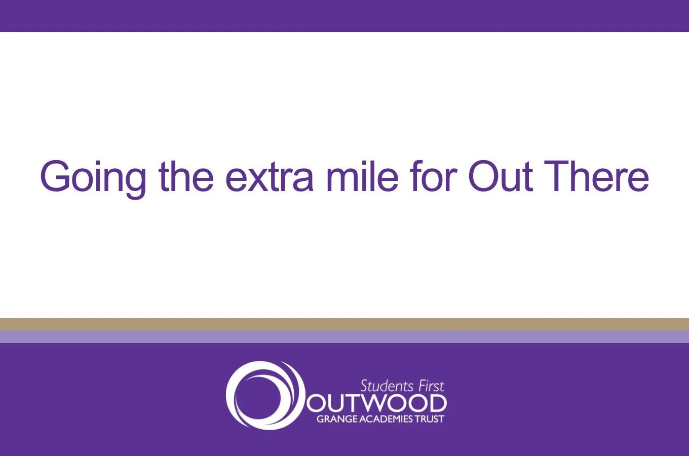 Going the extra mile for student community action programme