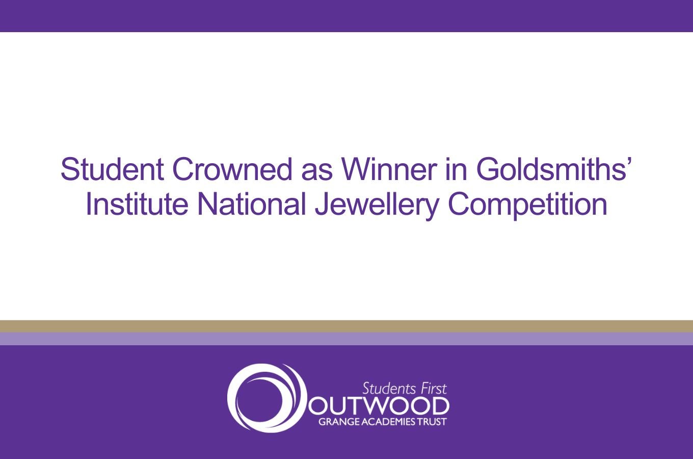 Student Crowned as Winner in Goldsmiths’ Institute National Jewellery Competition