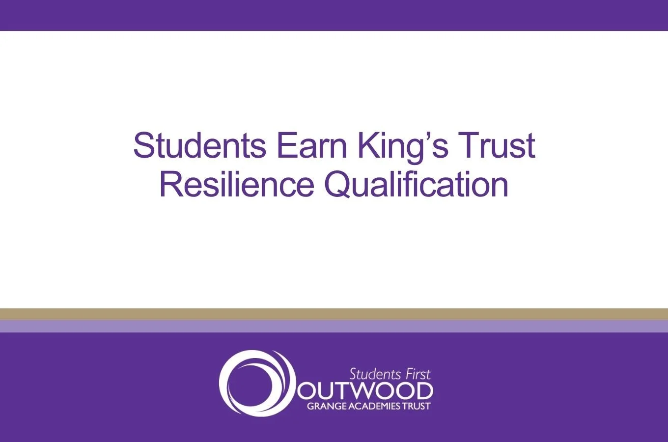 Students Earn King’s Trust Resilience Qualification