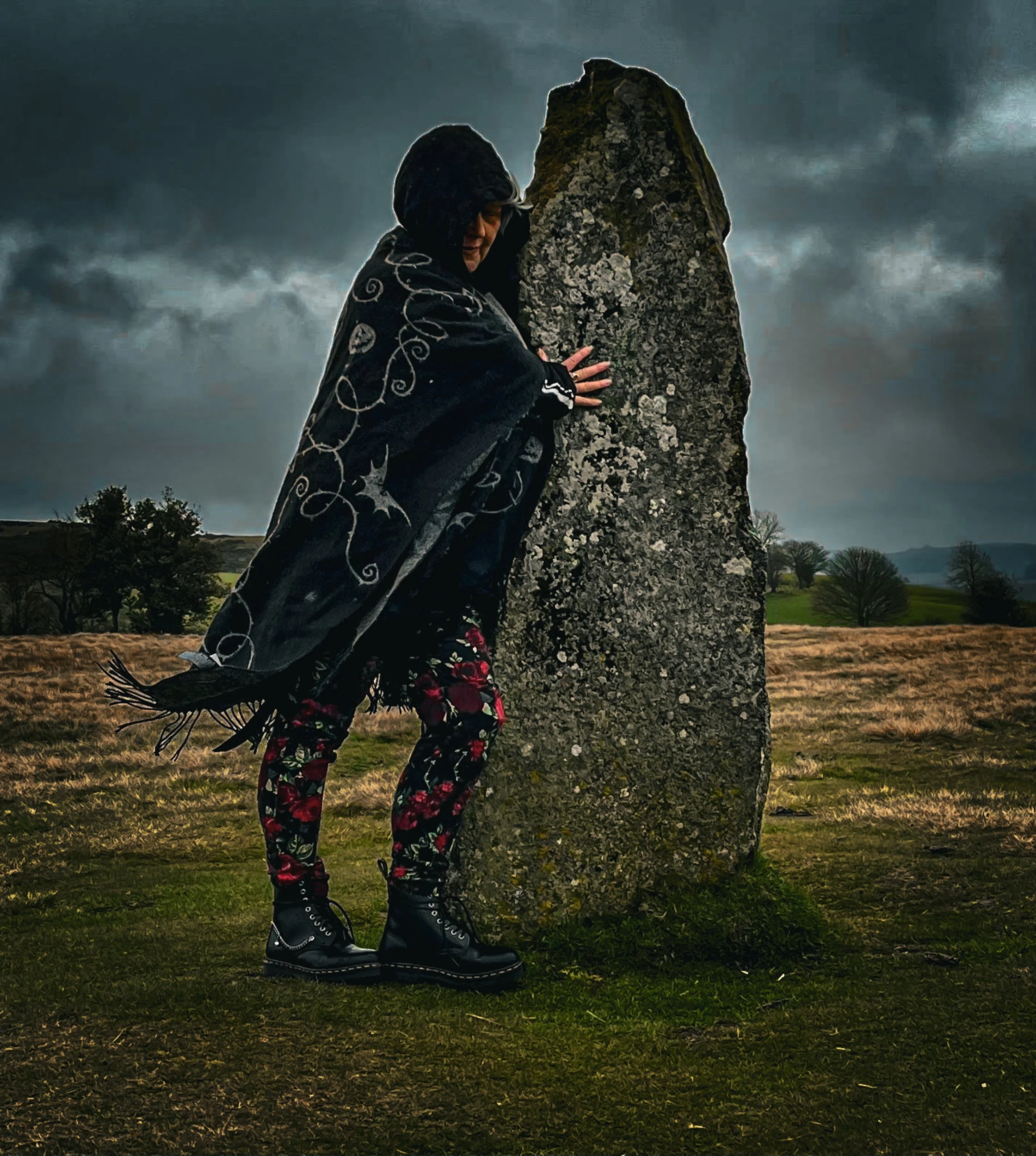 Ancient standing stones at a UK sacred site, one of the many places Su was taken to as a child