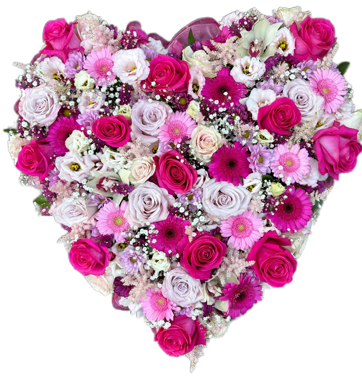 Mixed Floral Heart
