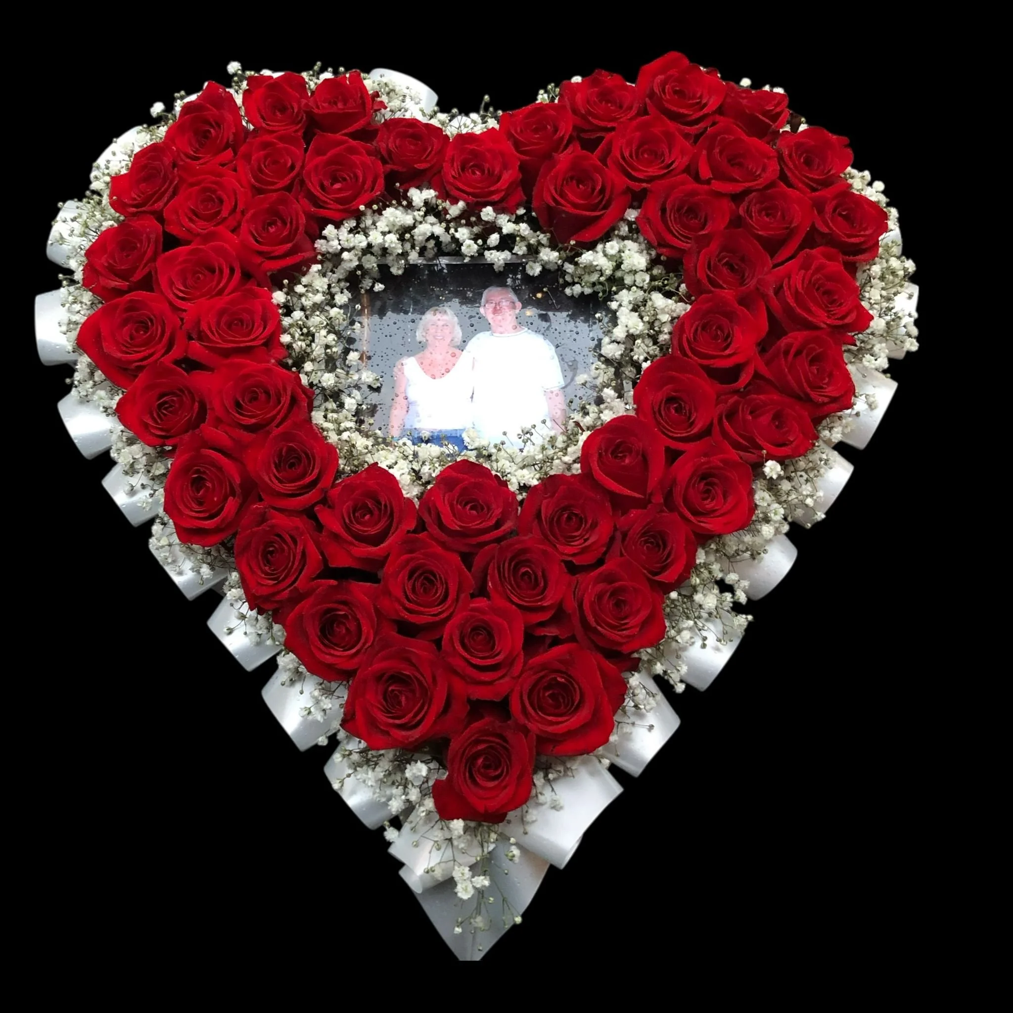 Rose Based Photo Heart